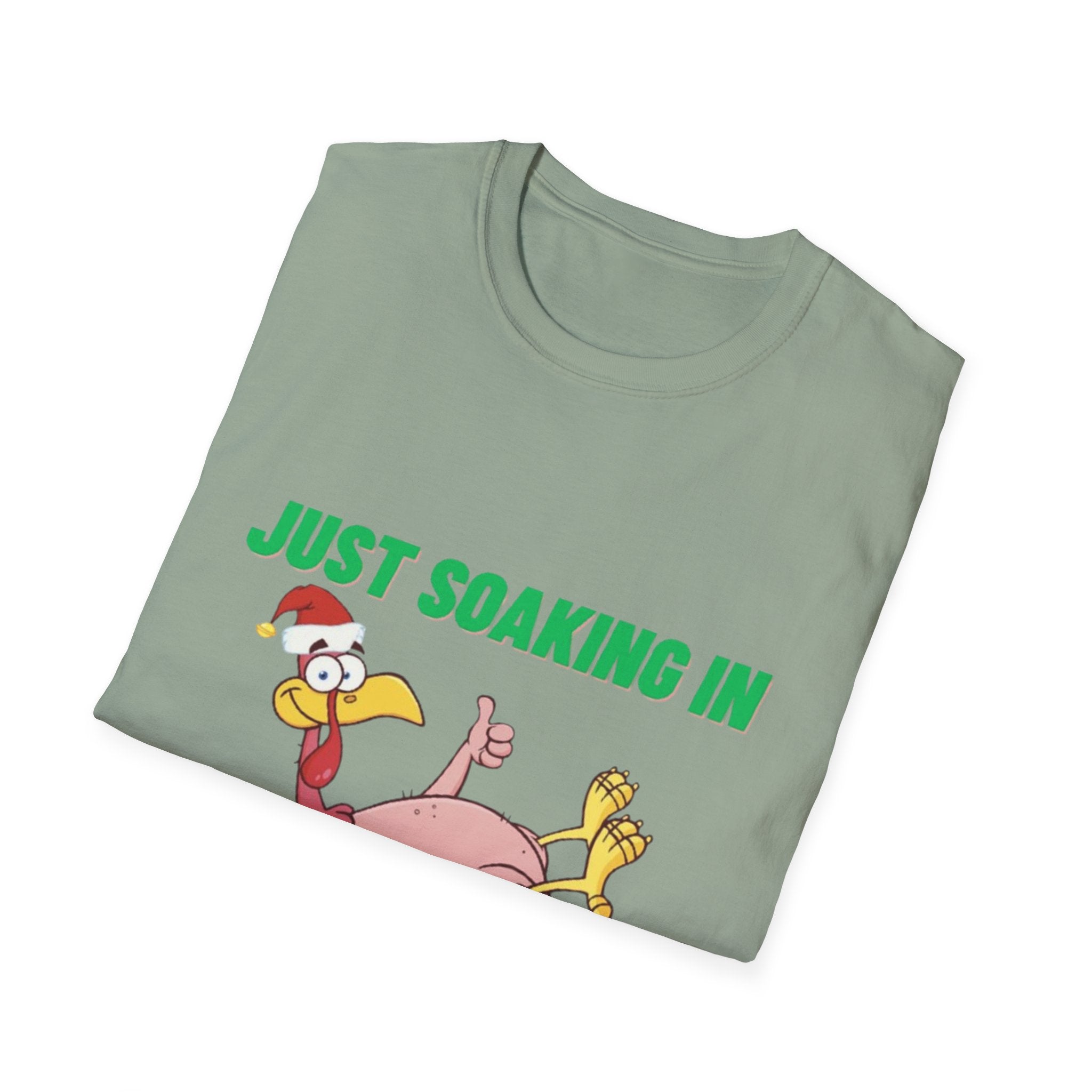Just Soaking In The Holiday Spirit Unisex Softstyle T-Shirt
