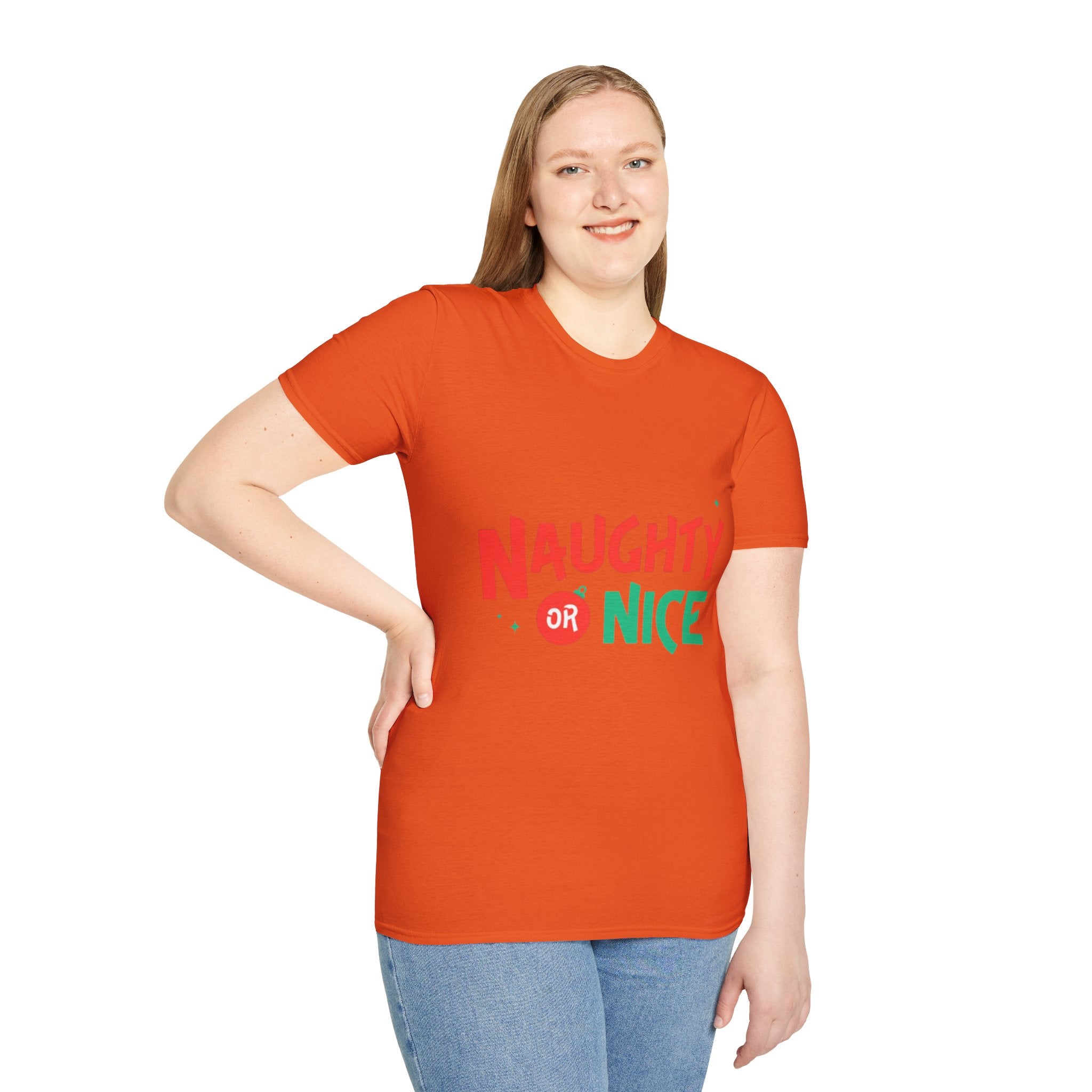 Naughty or Nice Unisex Softstyle T-Shirt