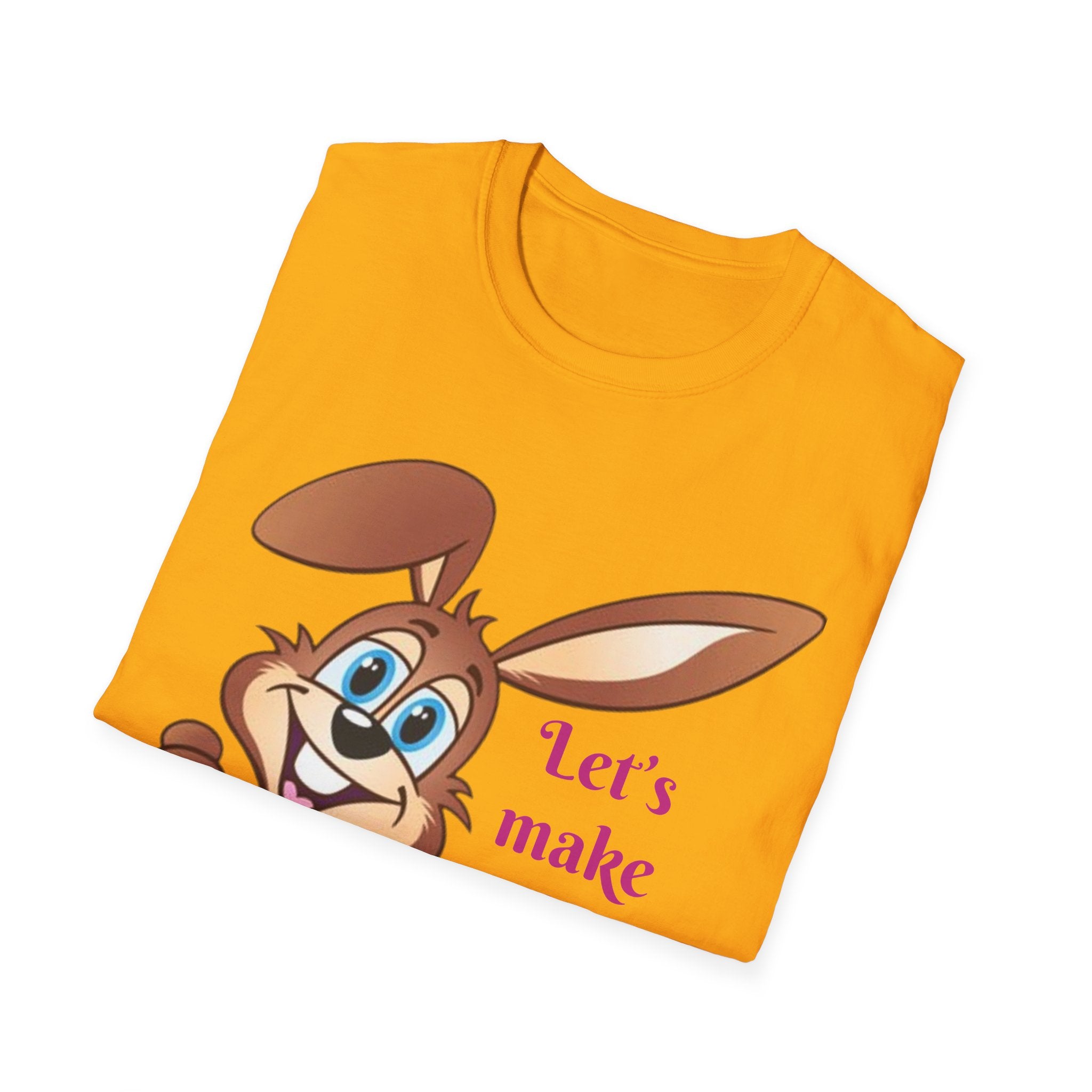 Let's make Today Amazing Together Bunny Unisex Softstyle T-Shirt