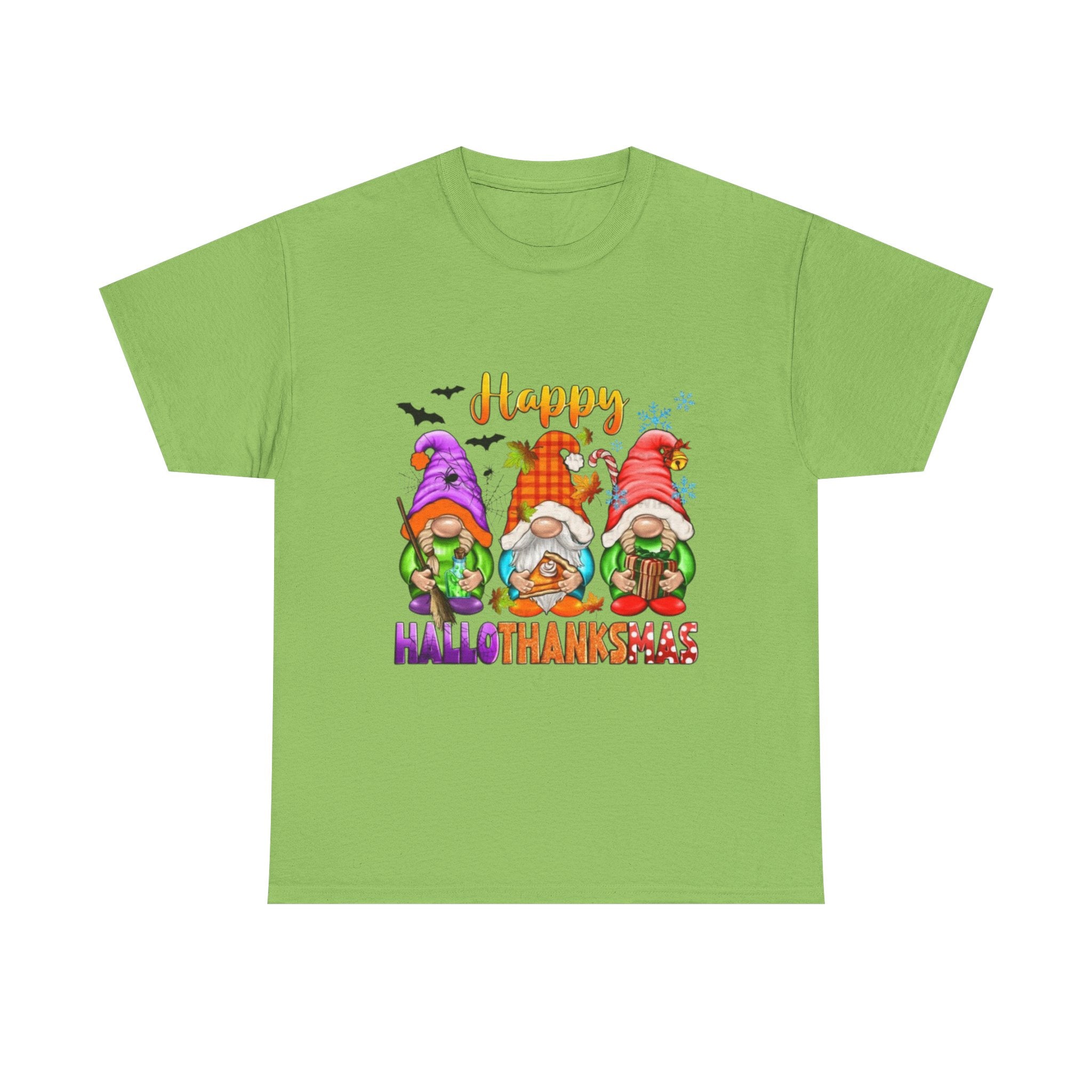 Happy Hallothanksmas Unisex Heavy Cotton T-Shirt