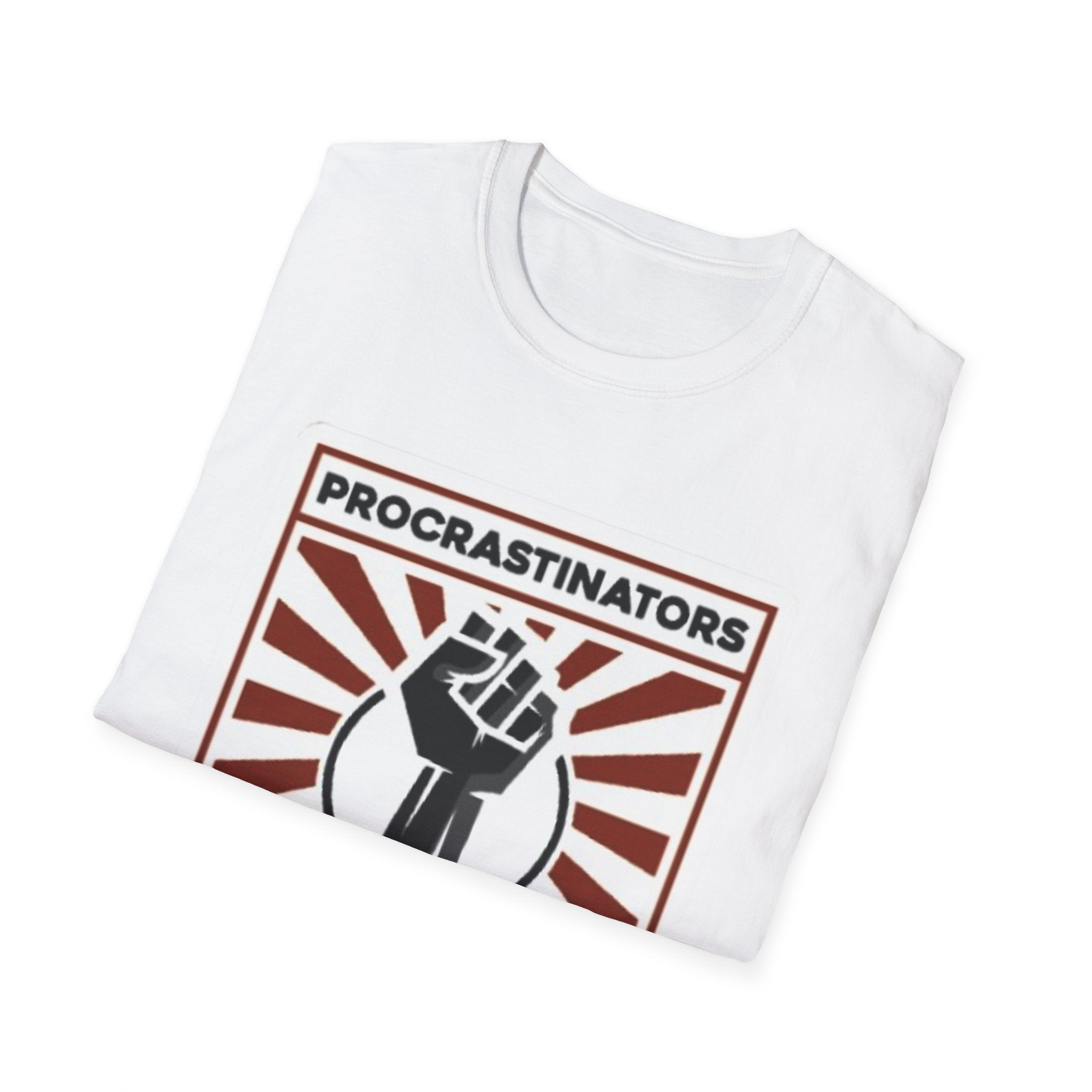 Procrastinators Unite Tomorrow Unisex Softstyle T-Shirt