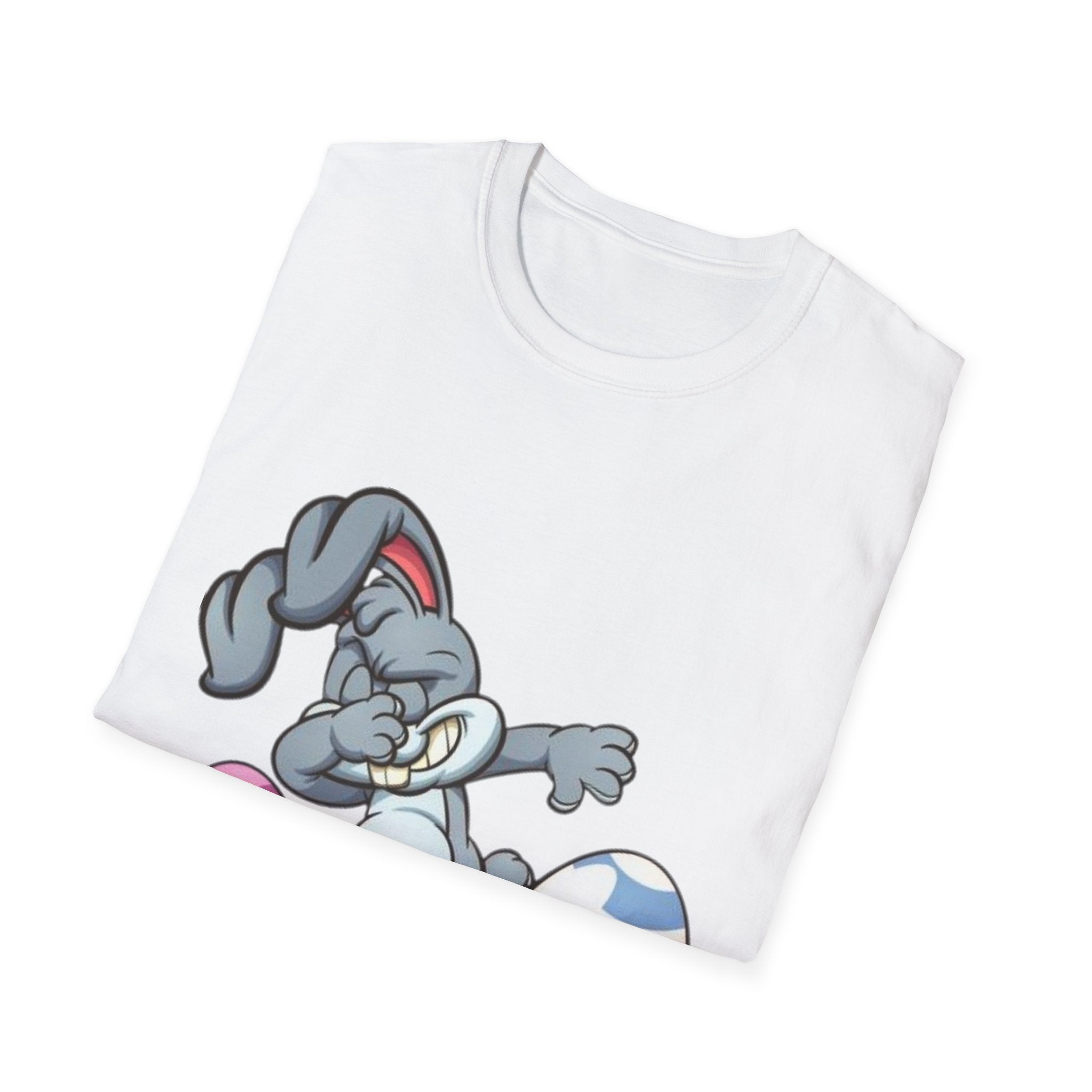 Dabbing Easter Bunny Unisex Softstyle T-Shirt