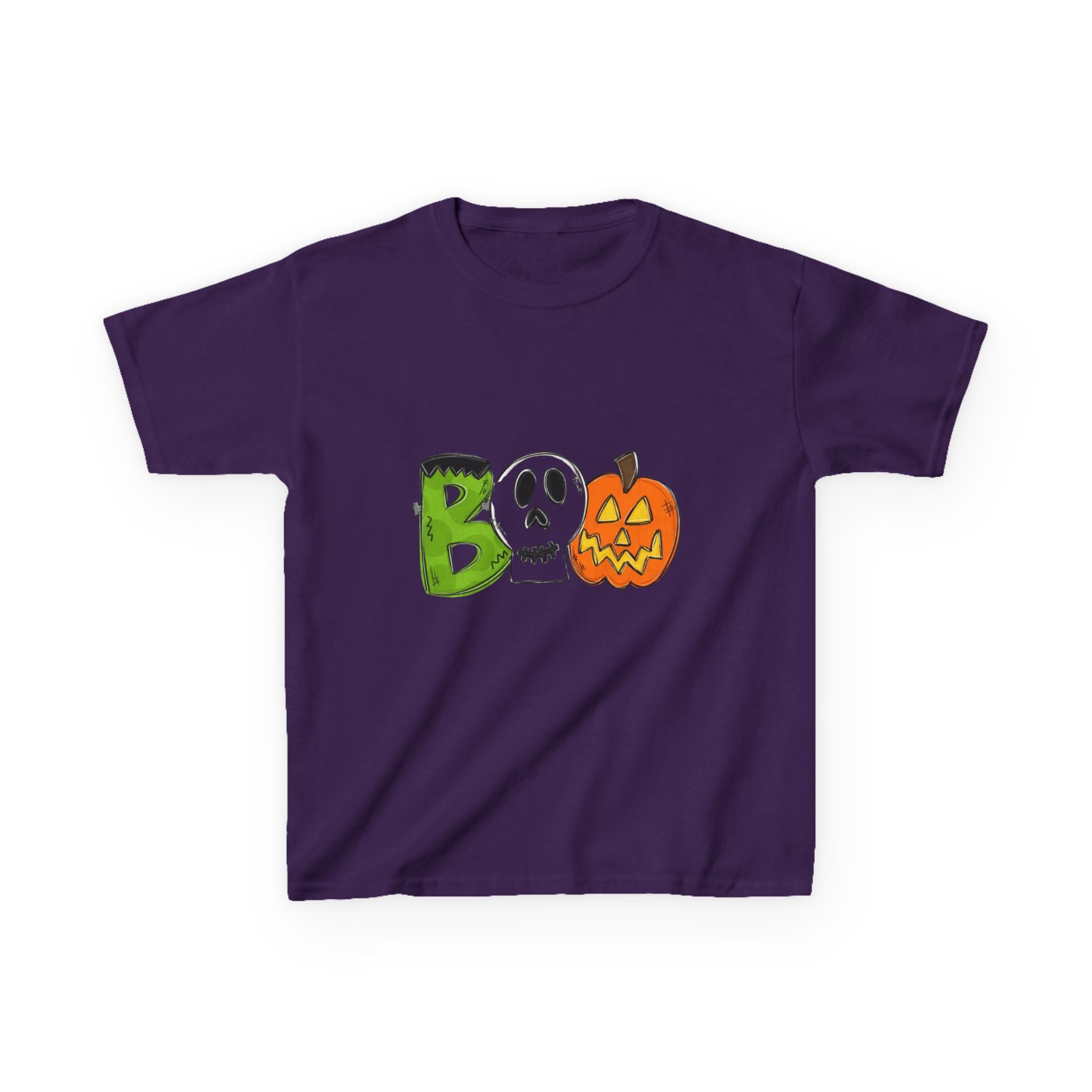Halloween BOO Kids Short Sleeve T-Shirt