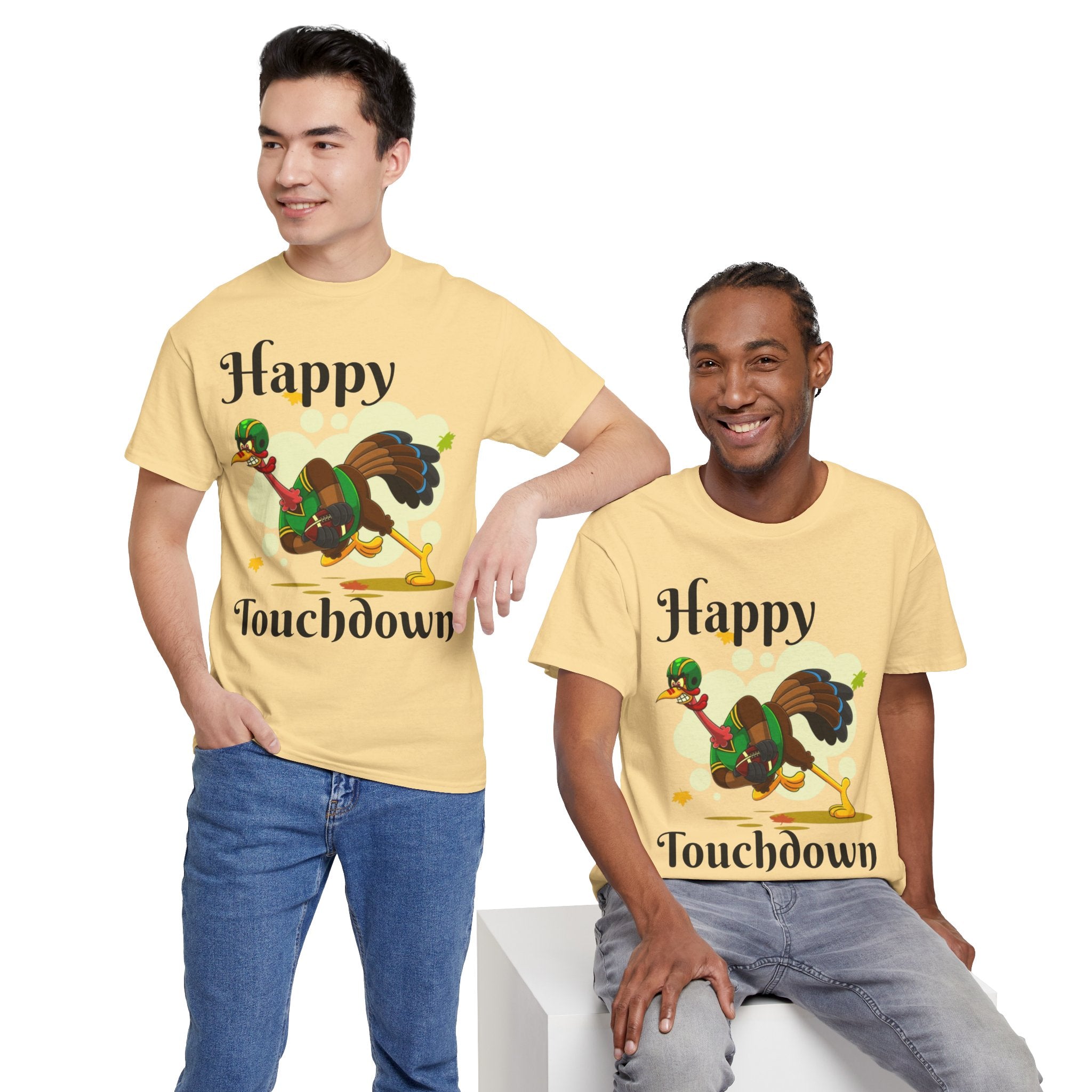 Happy Touchdown Unisex Heavy Cotton T-Shirt