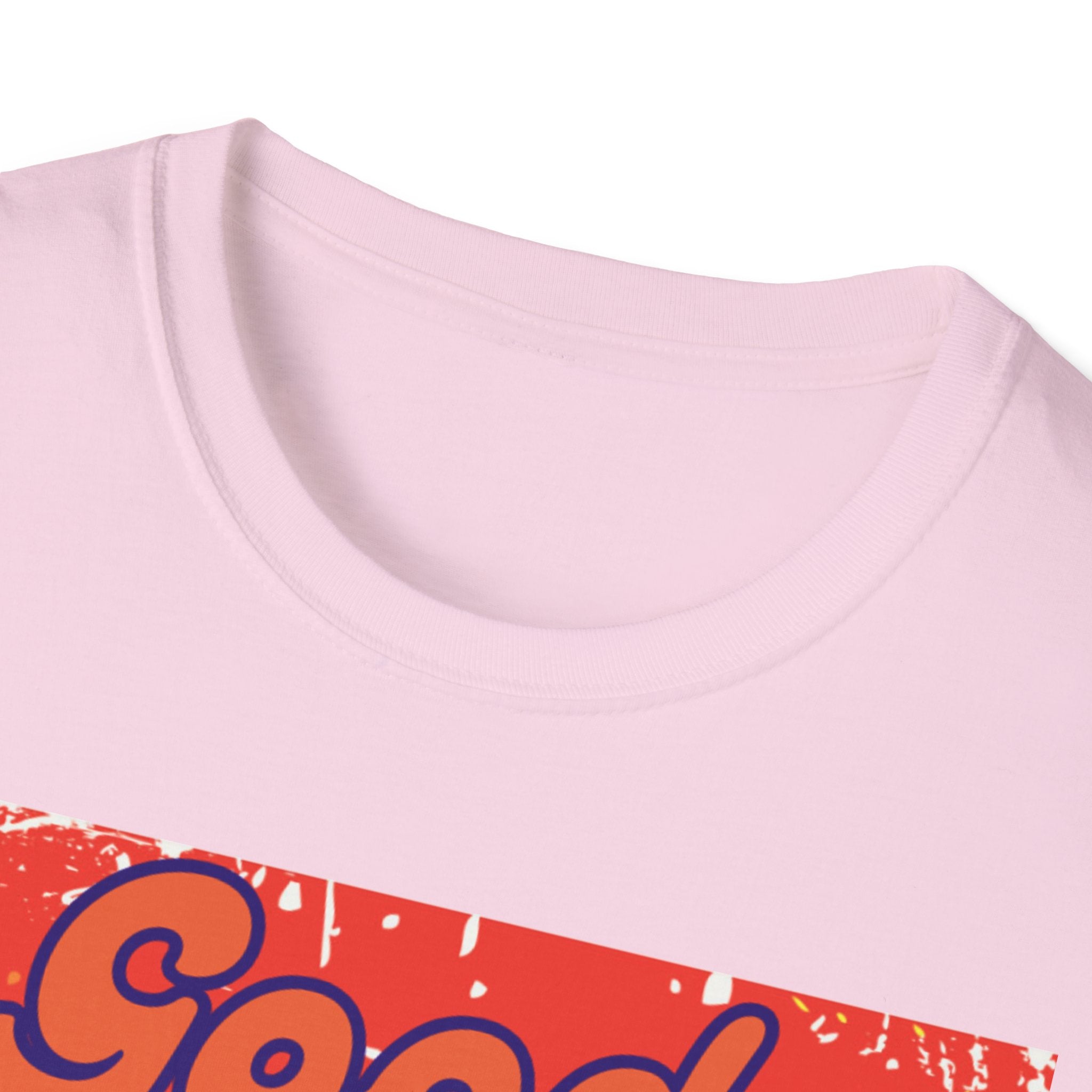 Good Vibes Only Orange Unisex Softstyle T-Shirt
