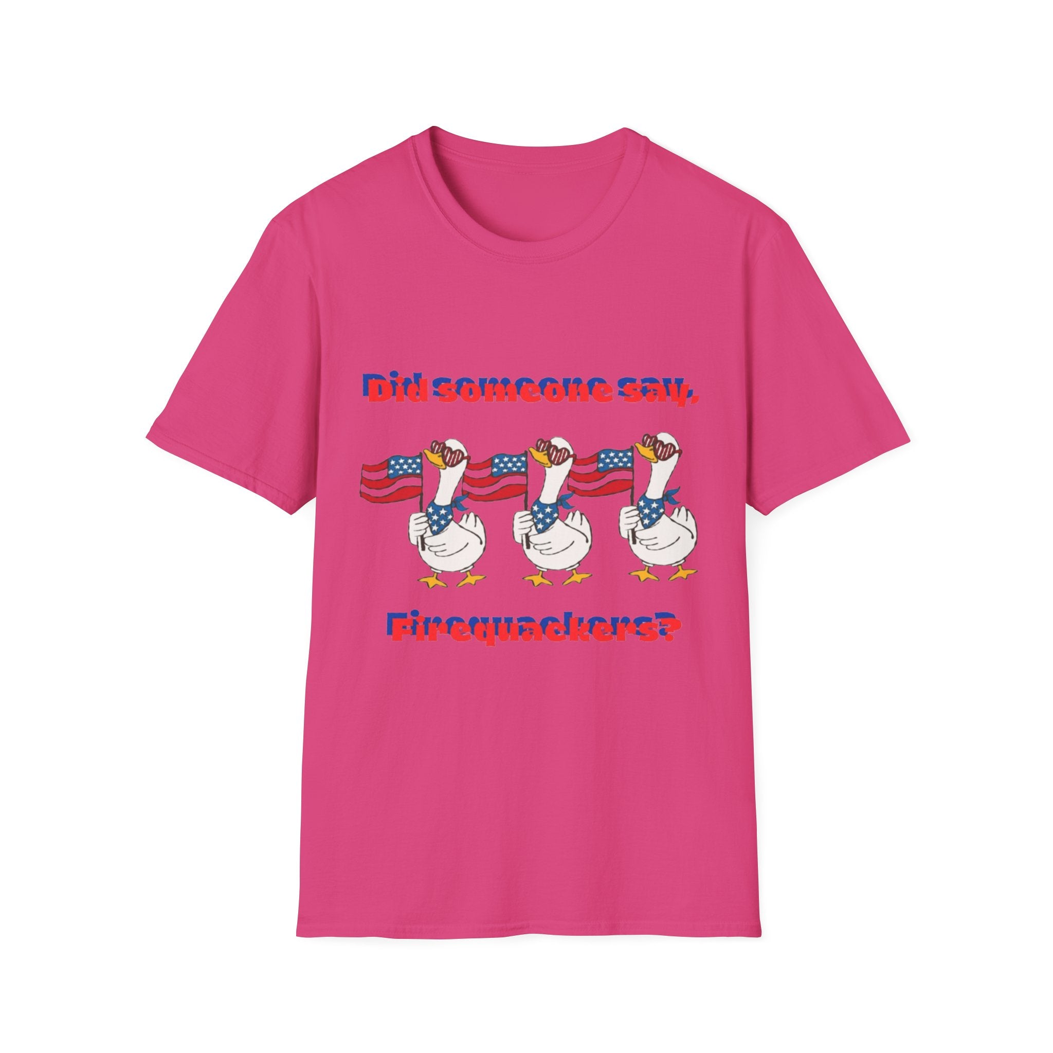Firequackers Unisex Softstyle T-Shirt
