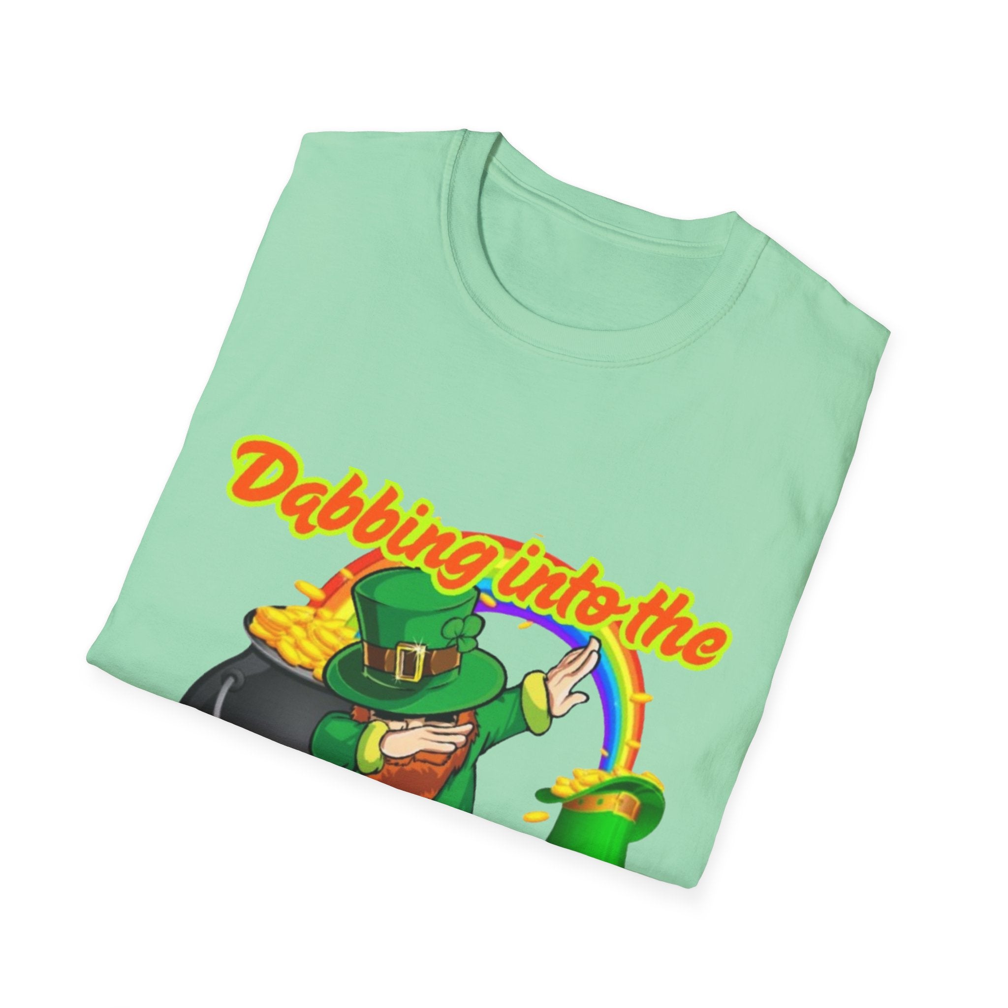Dabbing Into The Luck Of The Irish! Unisex Unisex T-Shirt
