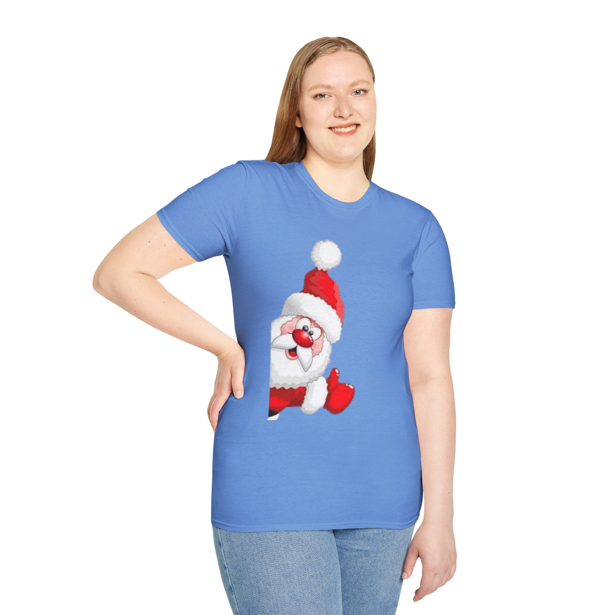 Festive Santa Unisex Softstyle T-Shirt