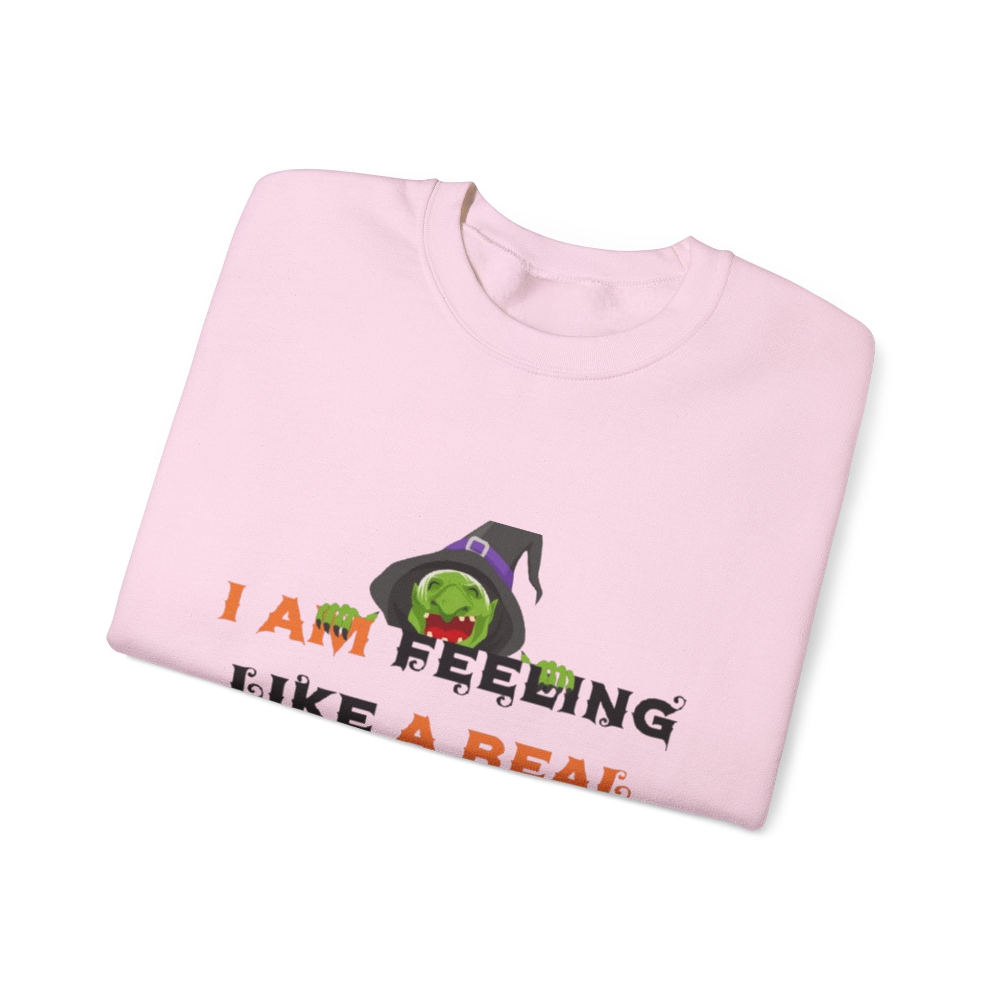 I Am Feeling Like A Real Witch Today Unisex Heavy Blend™ Crewneck Sweatshirt