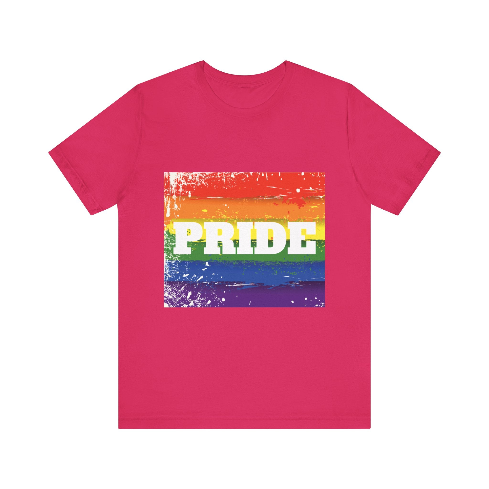 Pride Rainbow Unisex Jersey Short Sleeve T-Shirt