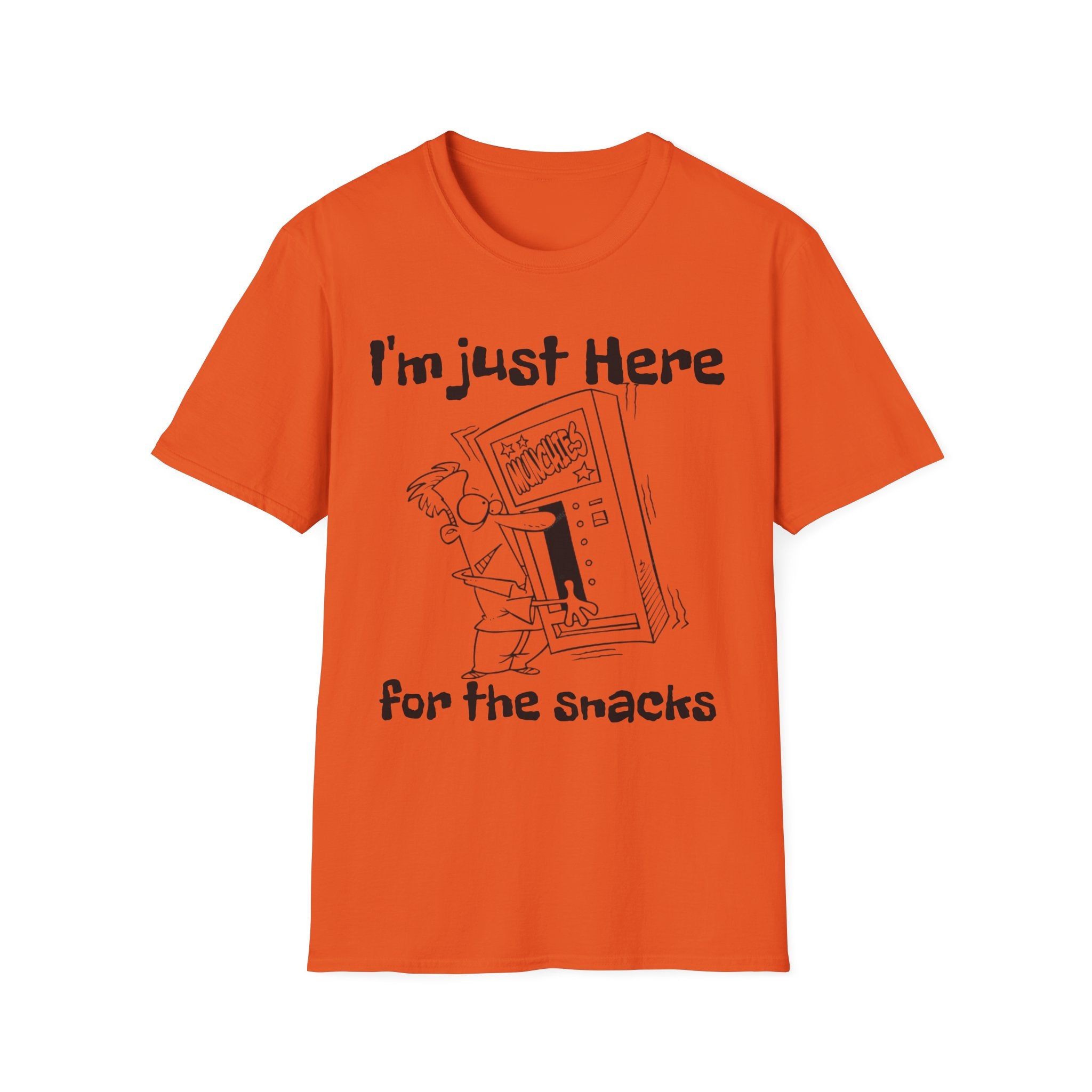I'm Just Here For The Snacks Unisex SoftstyleT-Shirt