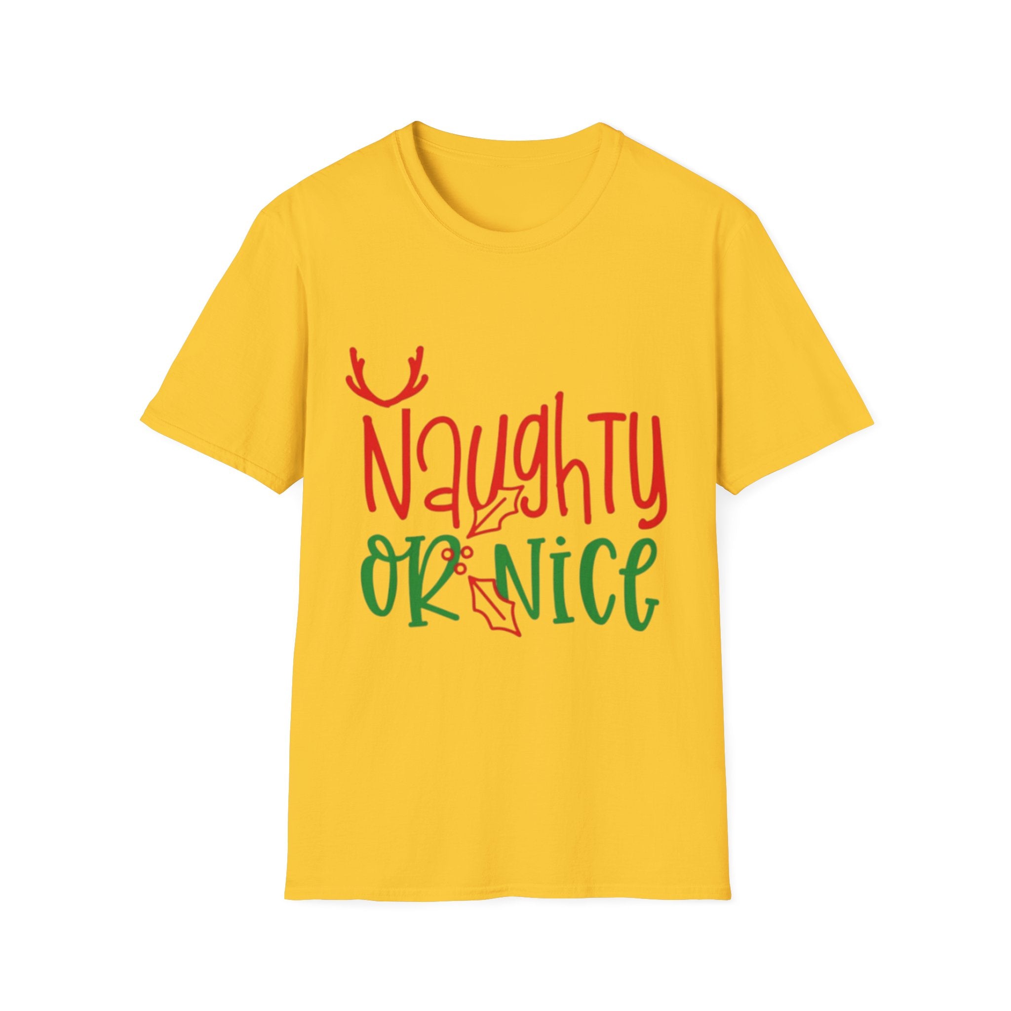 Naughty Or Nice Unisex Softstyle T-Shirt