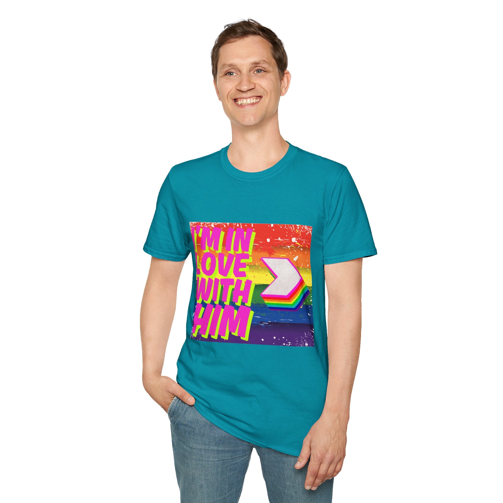 I'm In Love With Him Unisex Softstyle T-Shirt