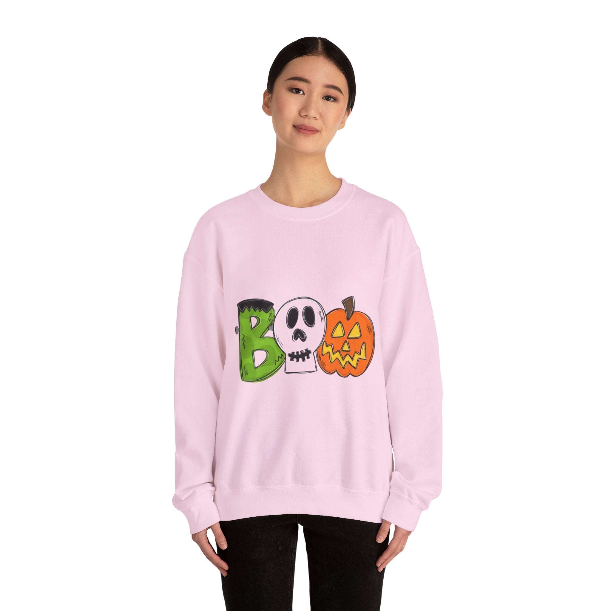 Halloween Boo Unisex Heavy Blend™ Crewneck Sweatshirt