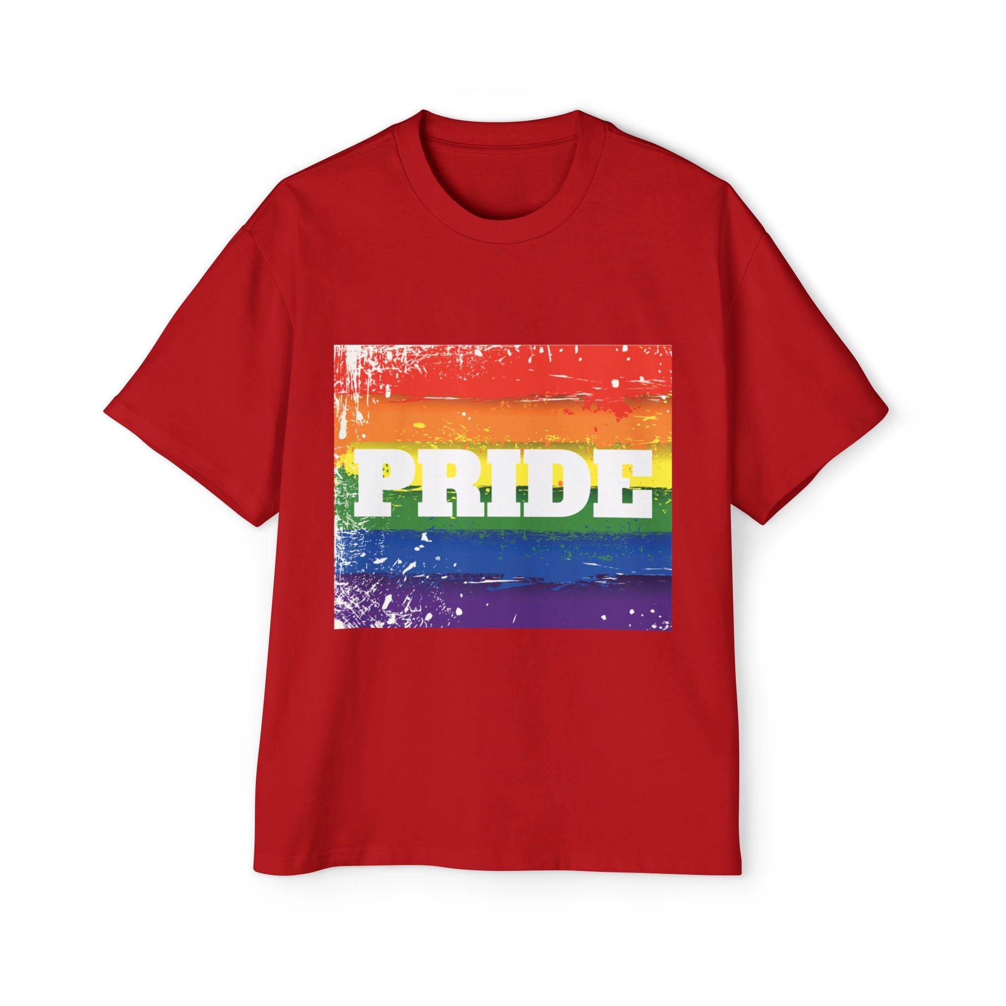 Pride Rainbow Heavy Oversized Unisex T-Shirt