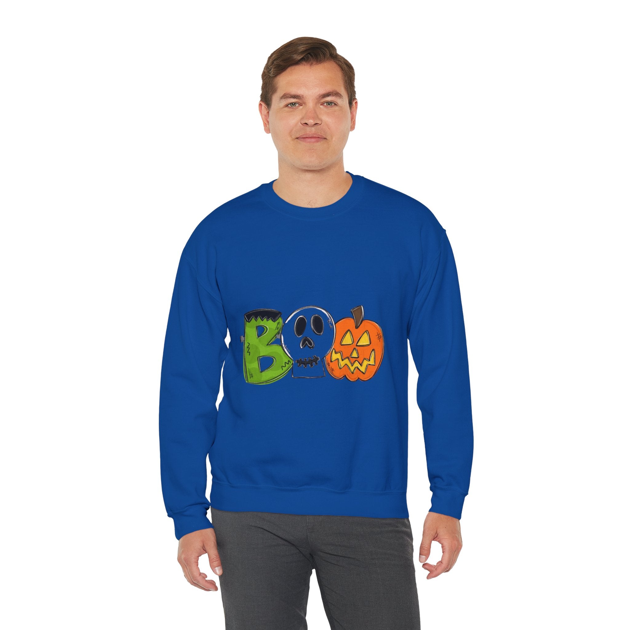 Halloween Boo Unisex Crewneck Sweatshirt