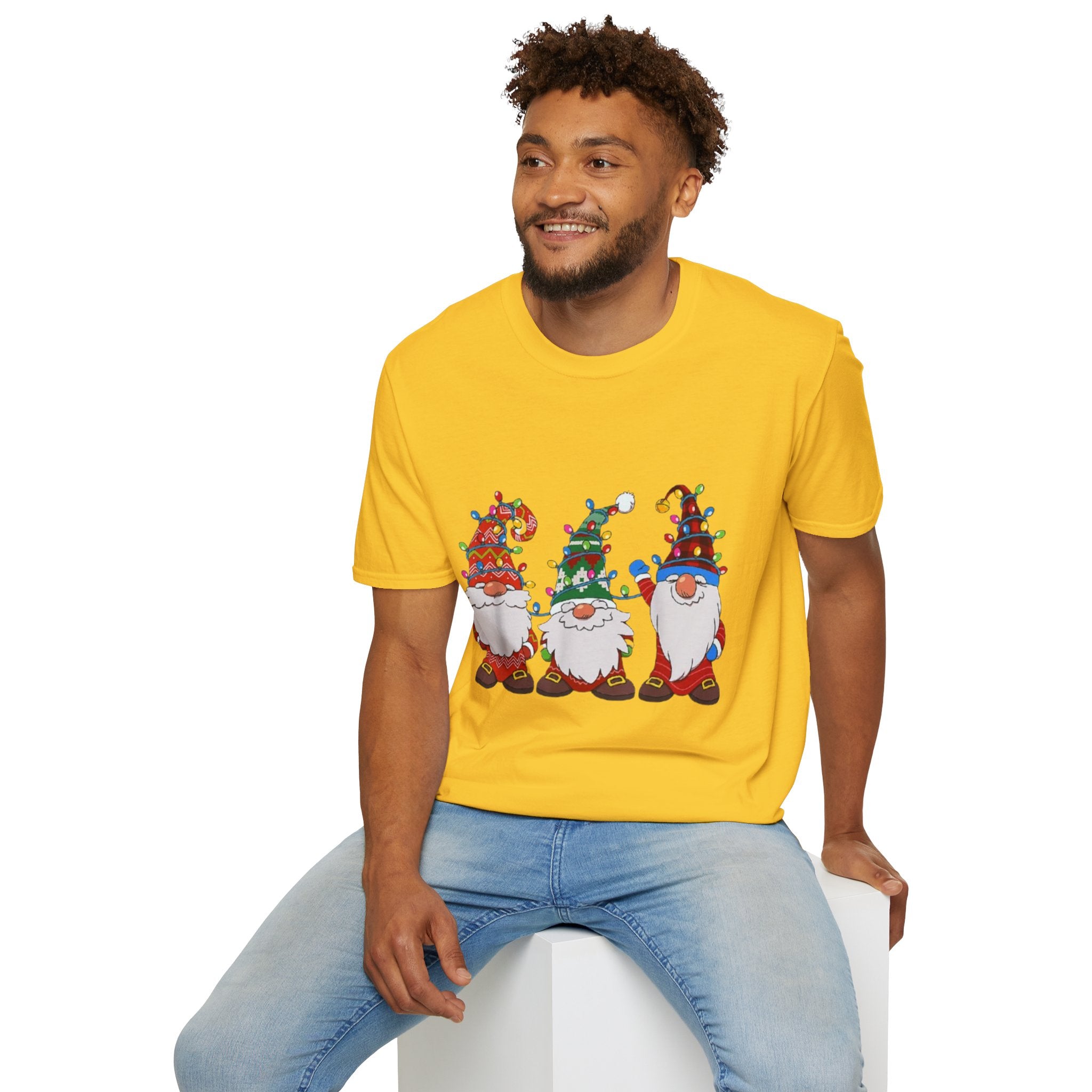 Christmas Gnome Unisex Softstyle T-Shirt