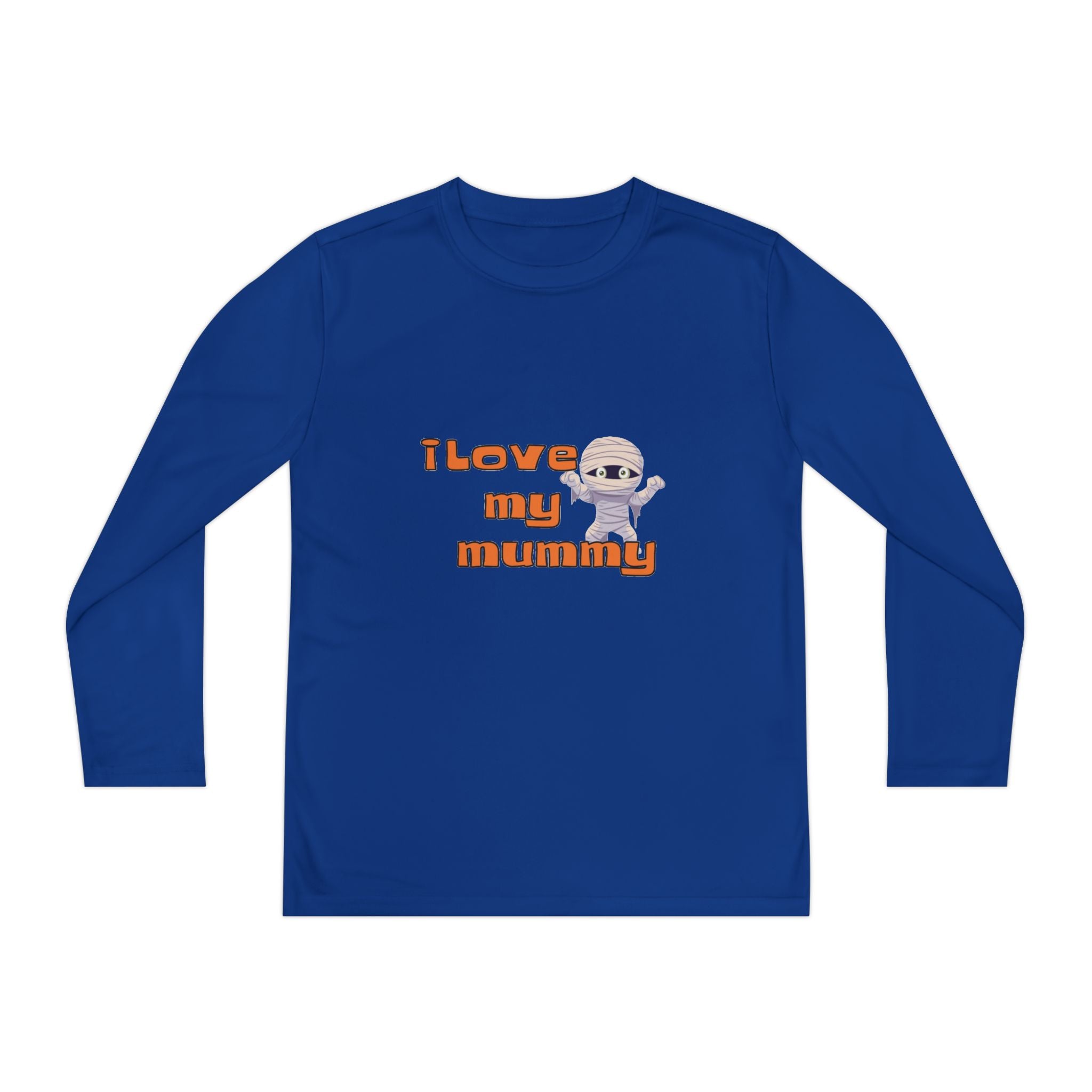I Love My Mummy Youth Long Sleeve Competitor T-Shirt