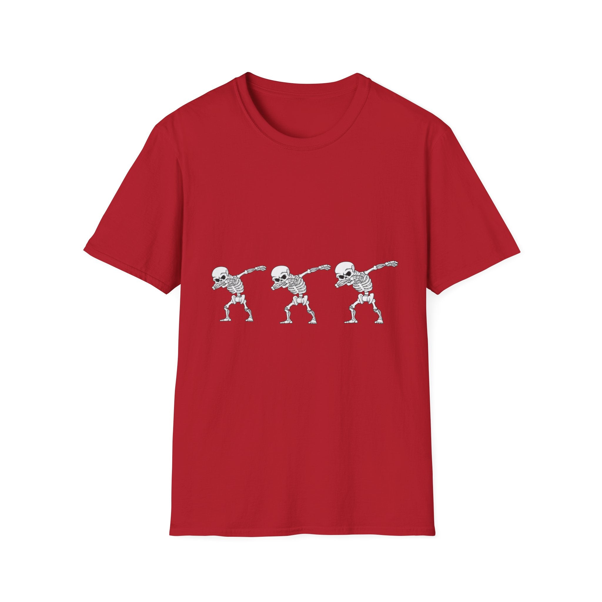 Dabbing Skeleton Dance Unisex Softstyle T-Shirt