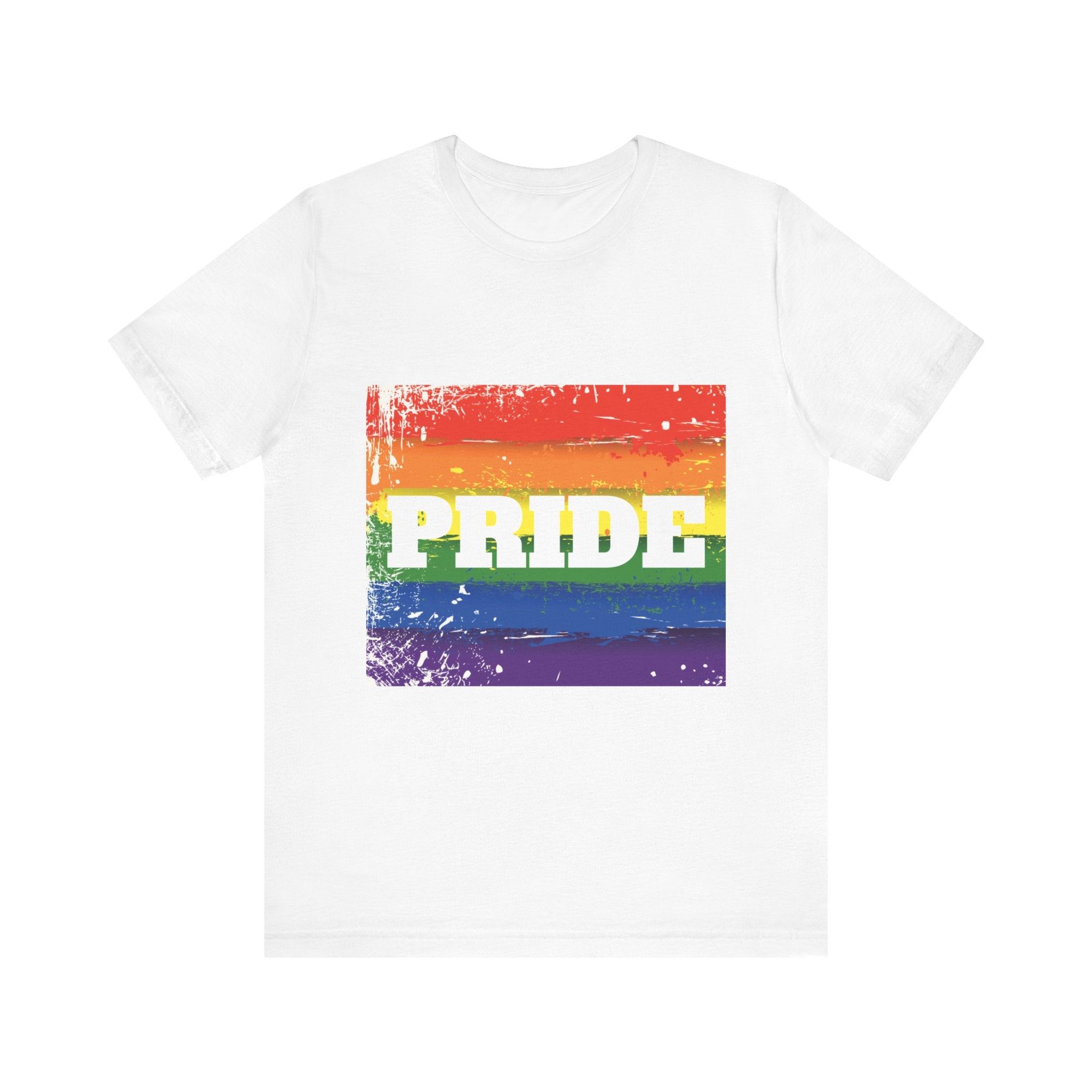 Pride Rainbow Unisex Jersey Short Sleeve T-Shirt
