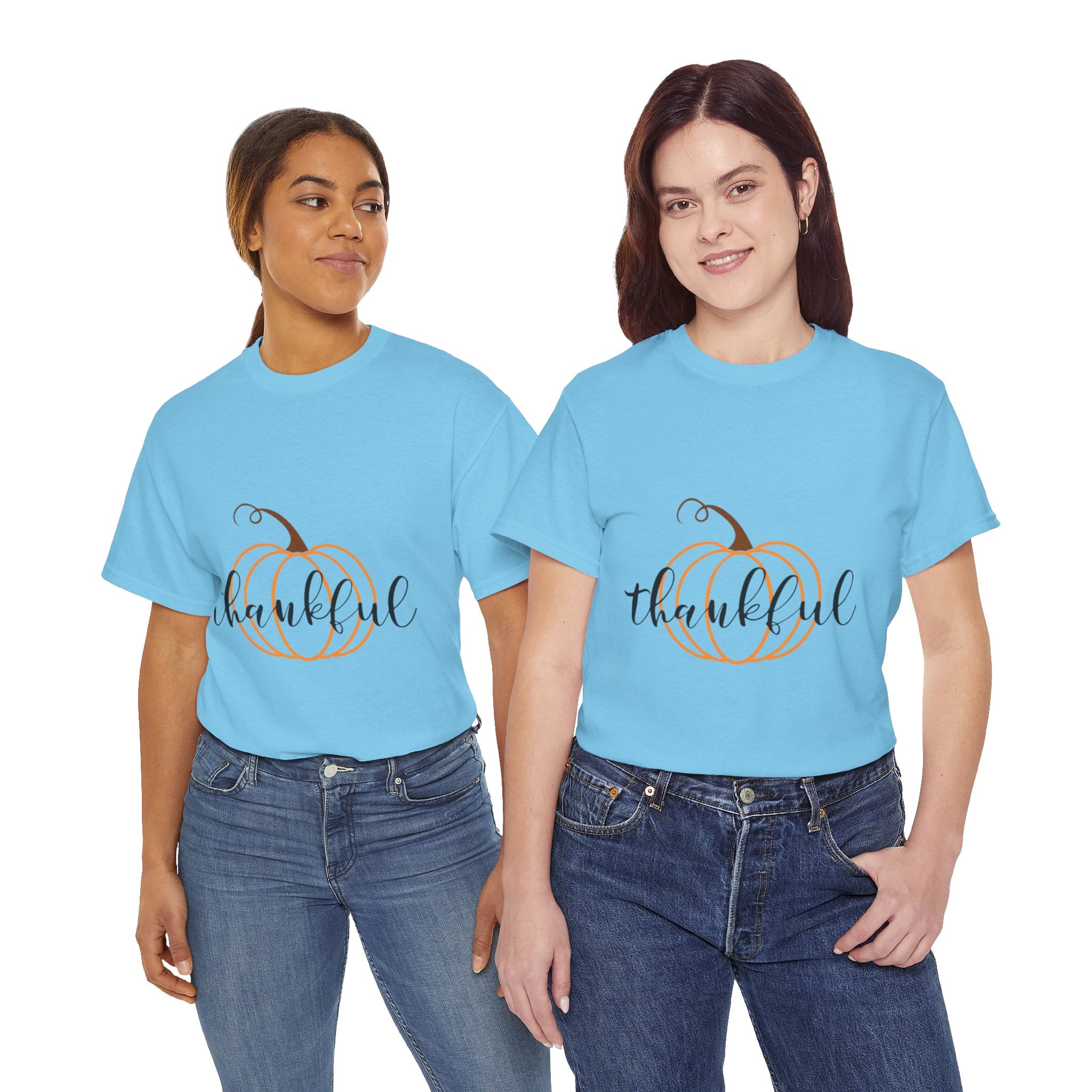 Thankful Pumpkin Unisex Heavy Cotton T-Shirt