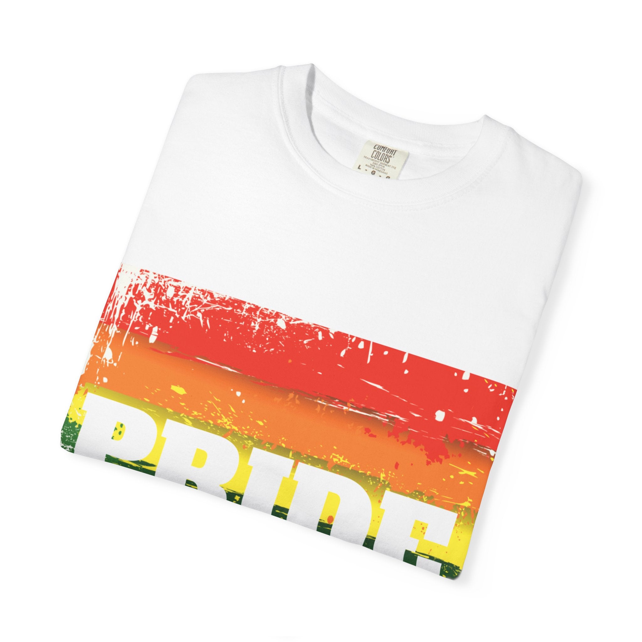 Pride Rainbow Unisex Garment-Dyed T-Shirt