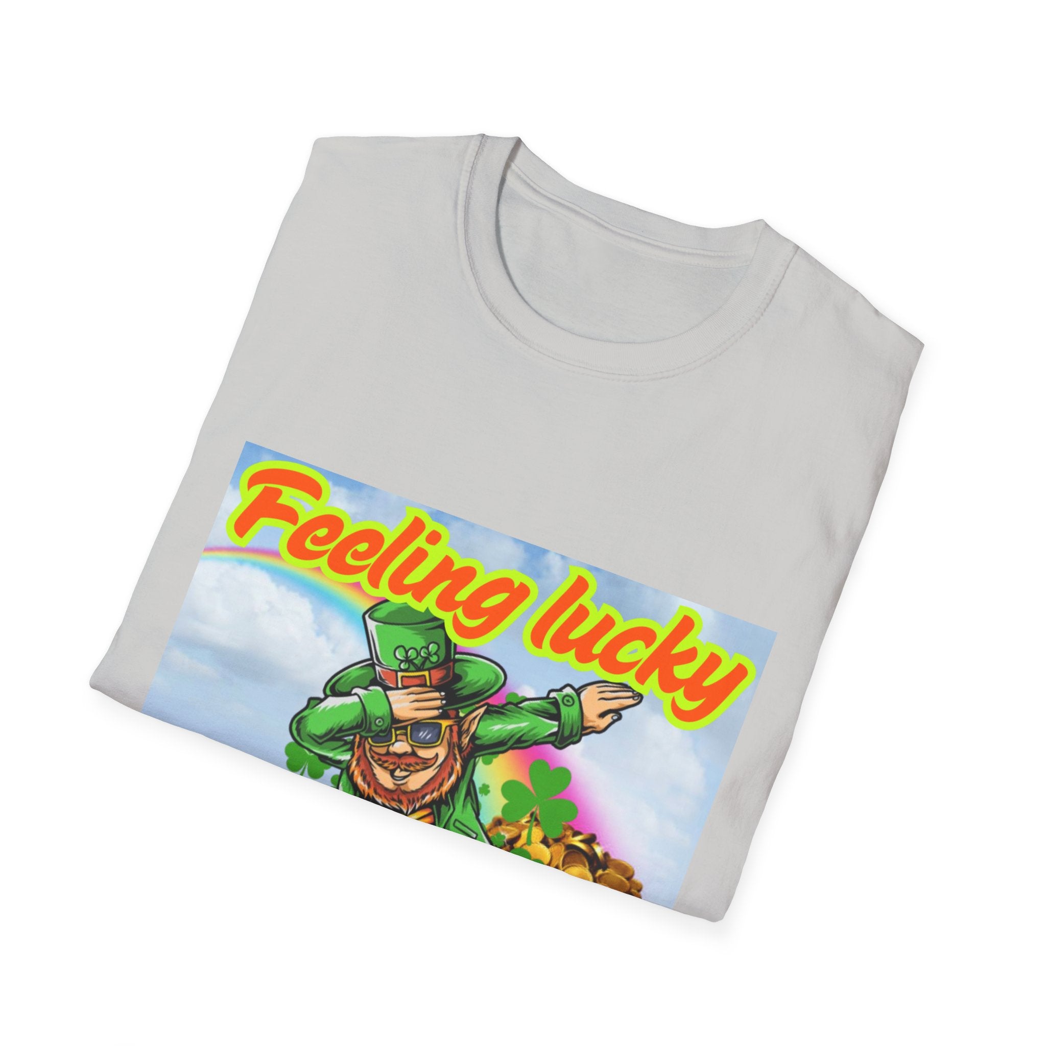 Feeling Lucky And Ready To Groove! Unisex Softstyle T-Shirt