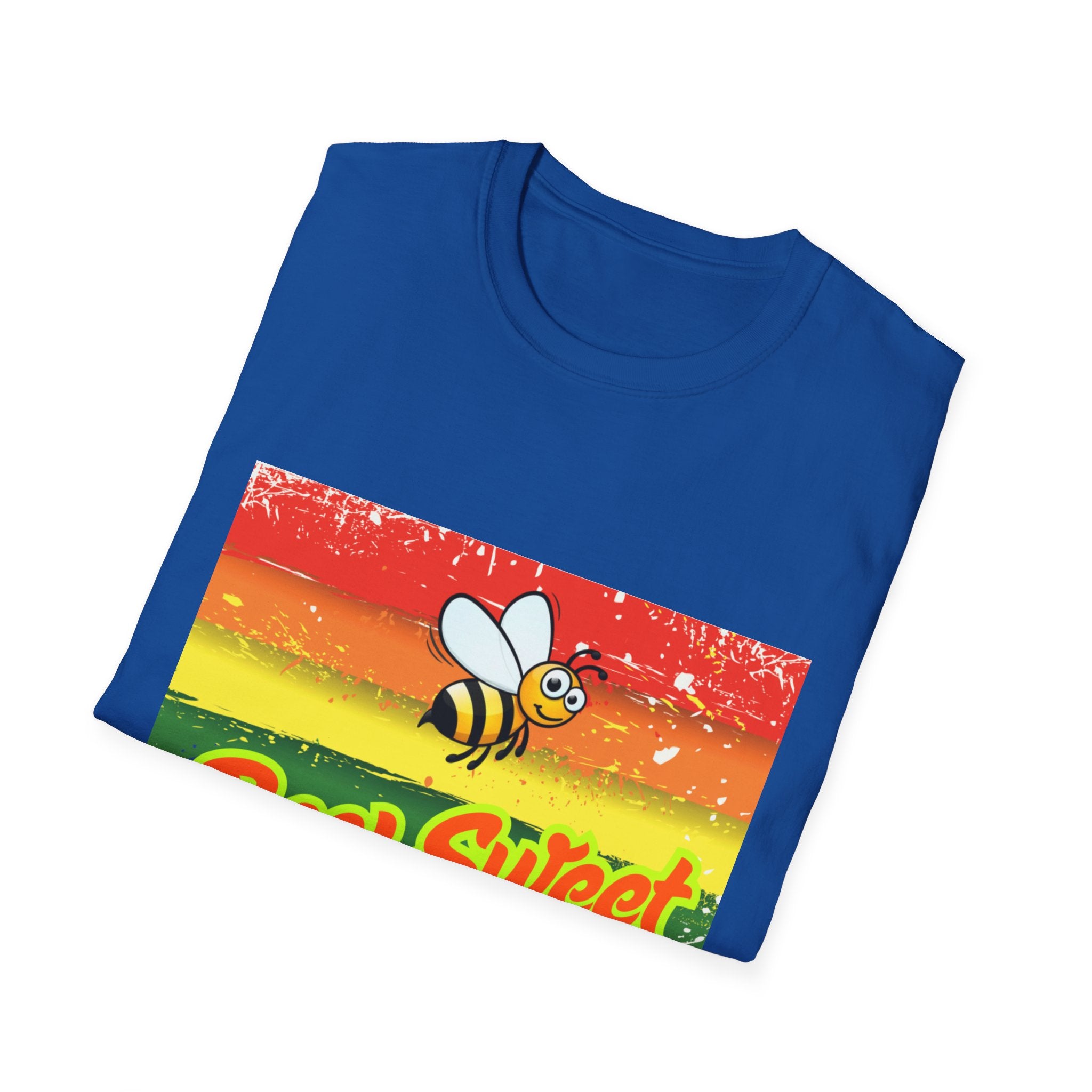 Bee Sweet Rainbow Unisex Softstyle T-Shirt