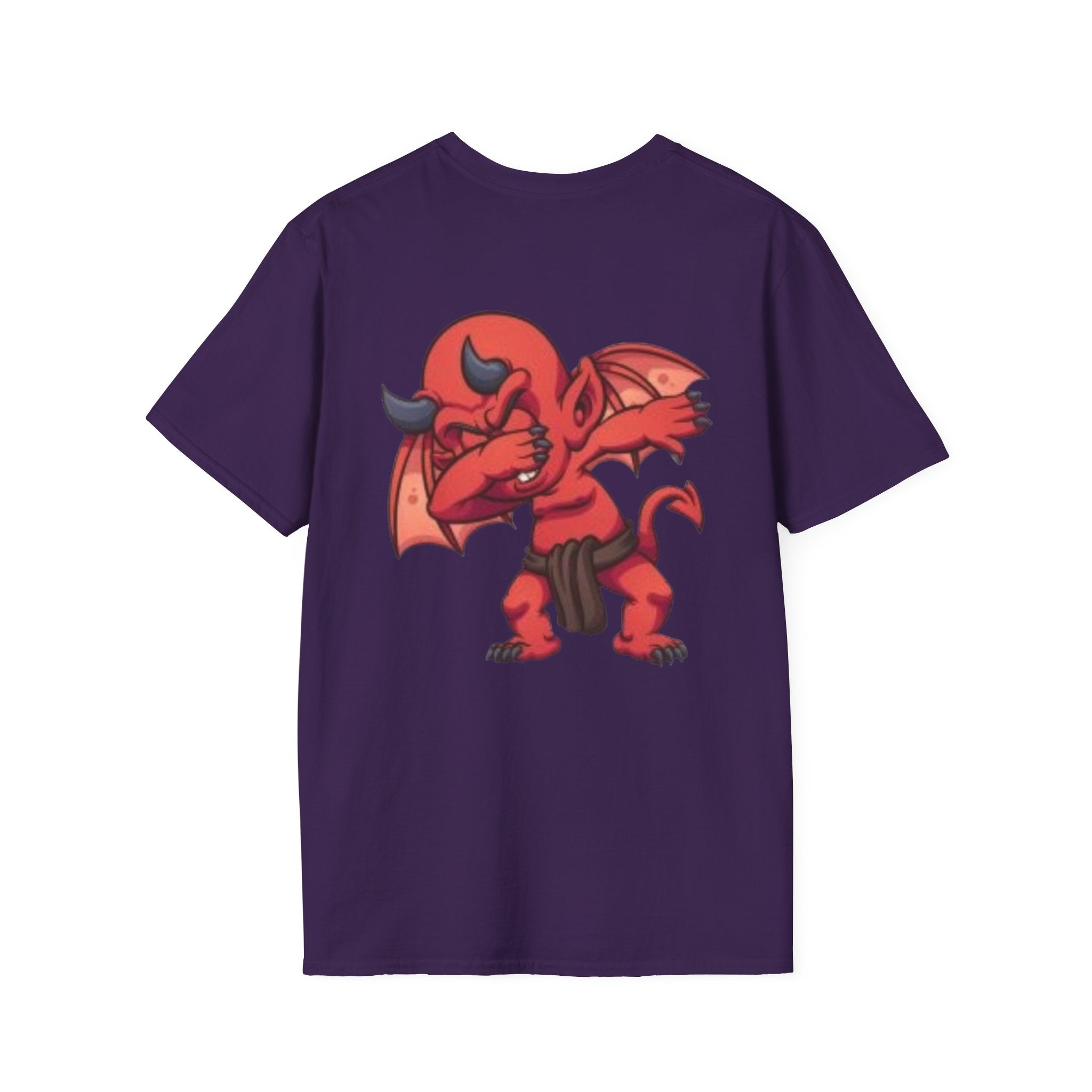 Dabbing Double Sided Angel & Devil Unisex Softstyle T-Shirt