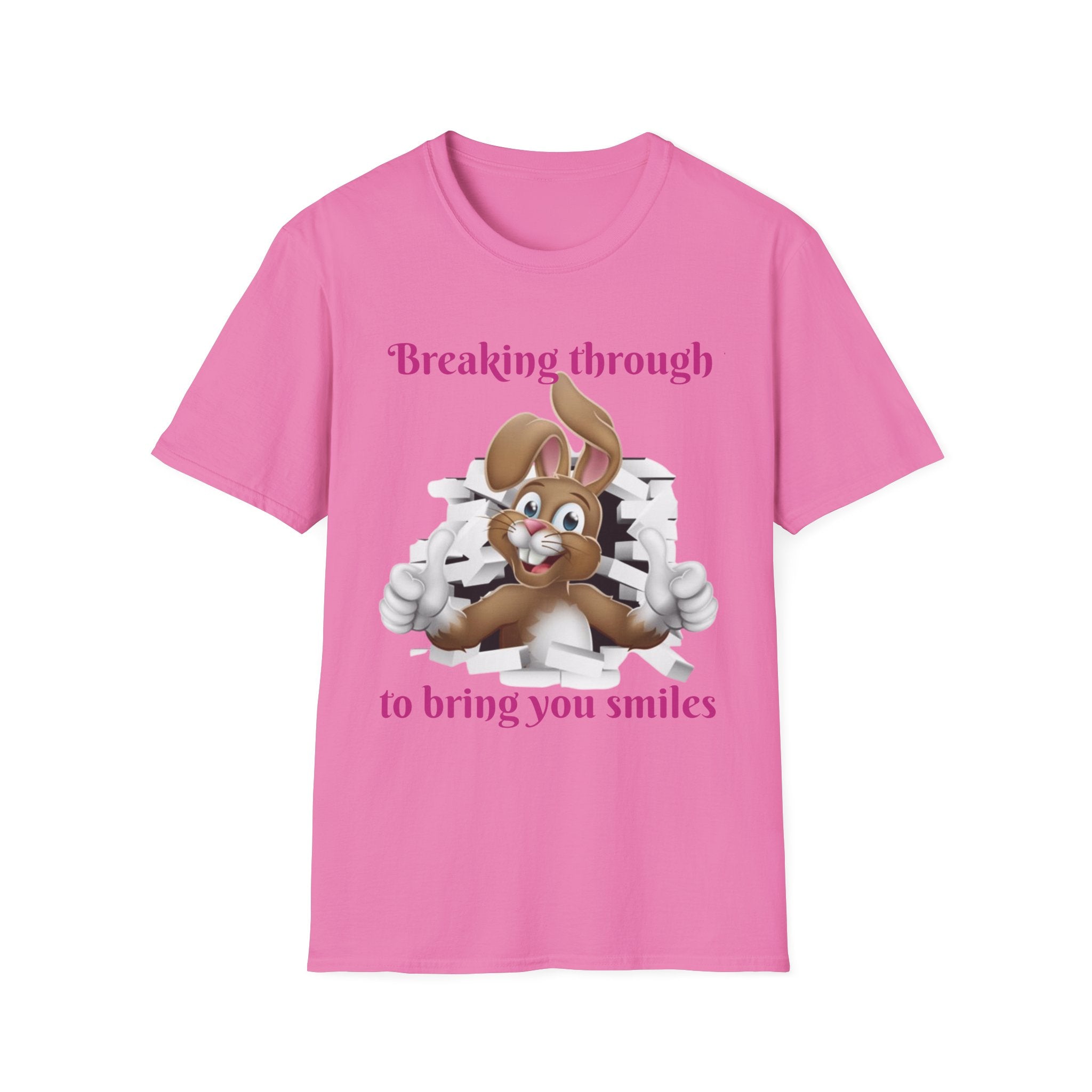 Breaking Through To Bring You Smiles Unisex Softstyle T-Shirt