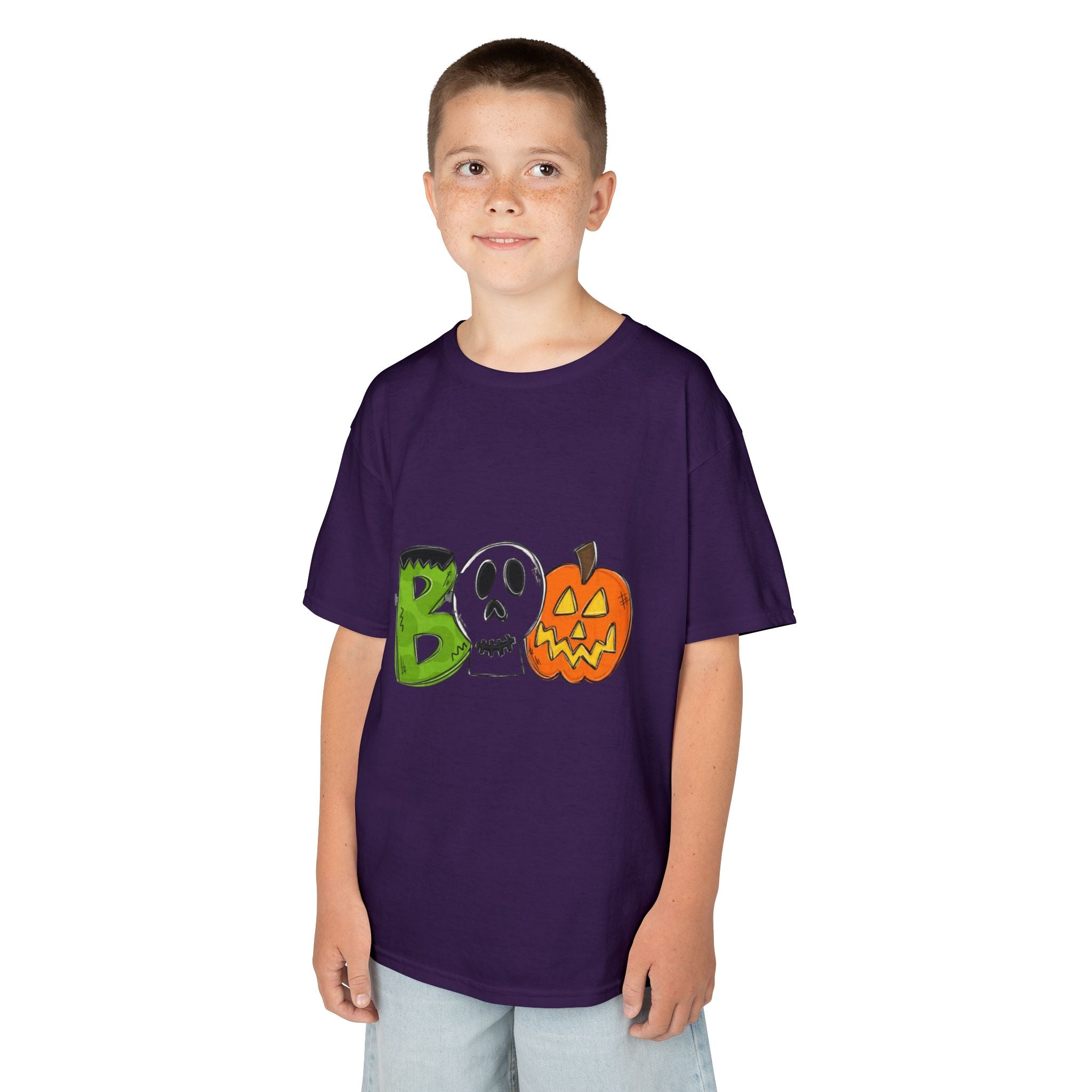 Halloween BOO Kids Short Sleeve T-Shirt
