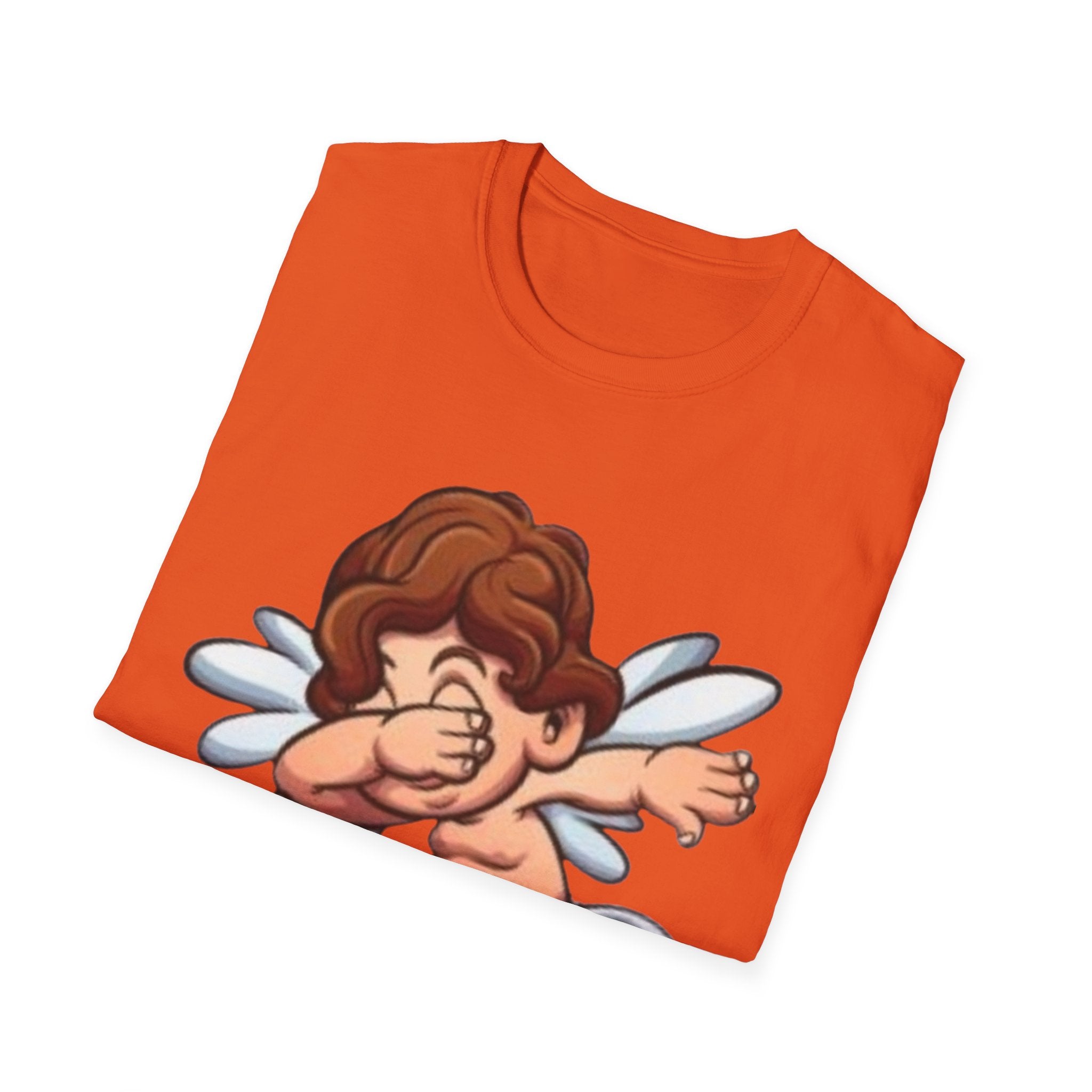 Dabbing Double Sided Angel & Devil Unisex Softstyle T-Shirt