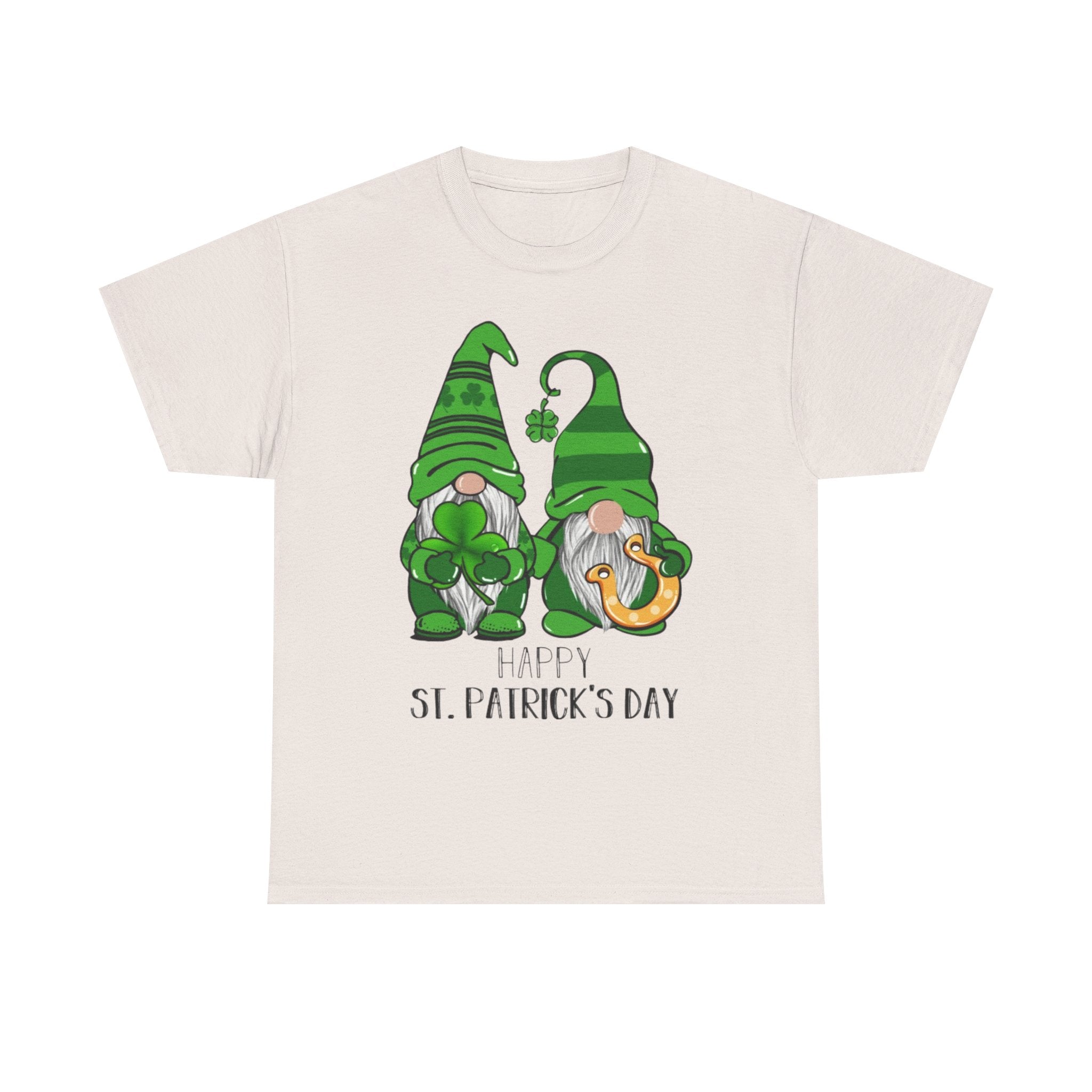 Happy St. Patrick's Day Gnome Unisex Heavy Cotton T-Shirt