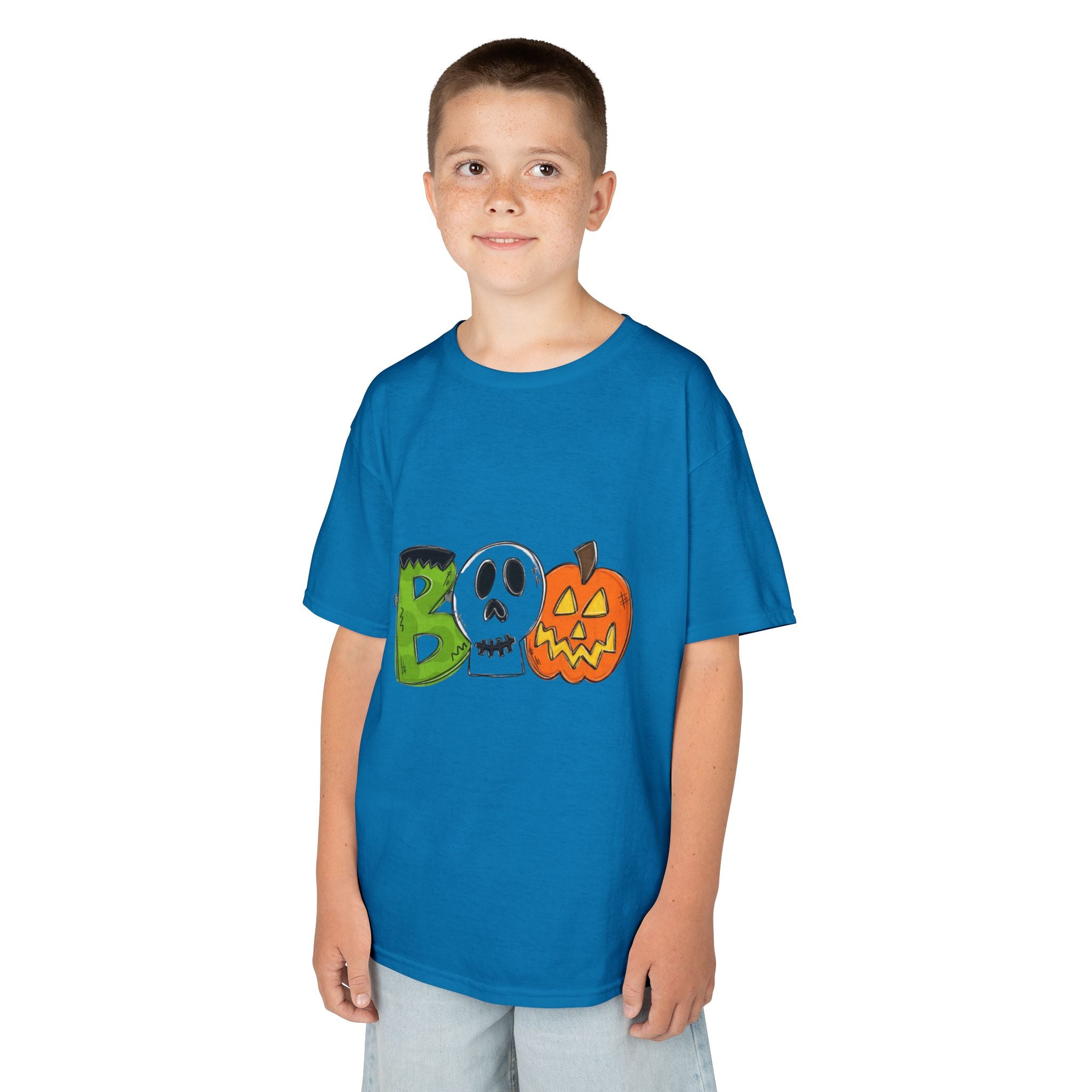 Halloween BOO Kids Short Sleeve T-Shirt