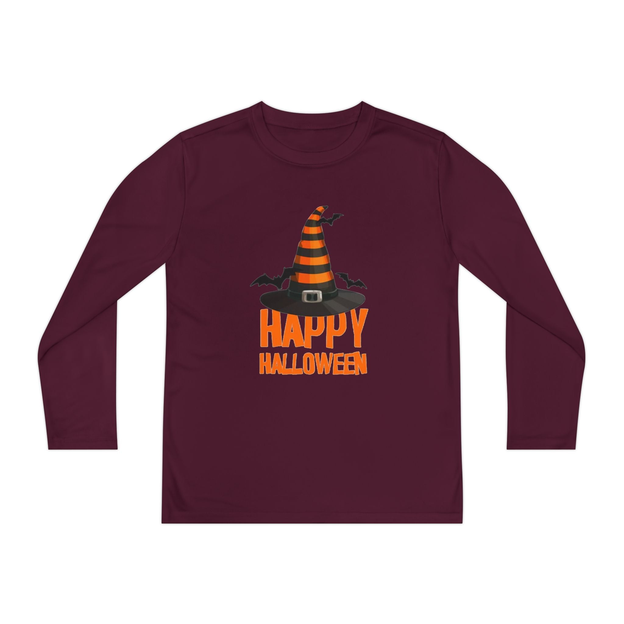 Happy Halloween Youth Long Sleeve Competitor T-Shirt