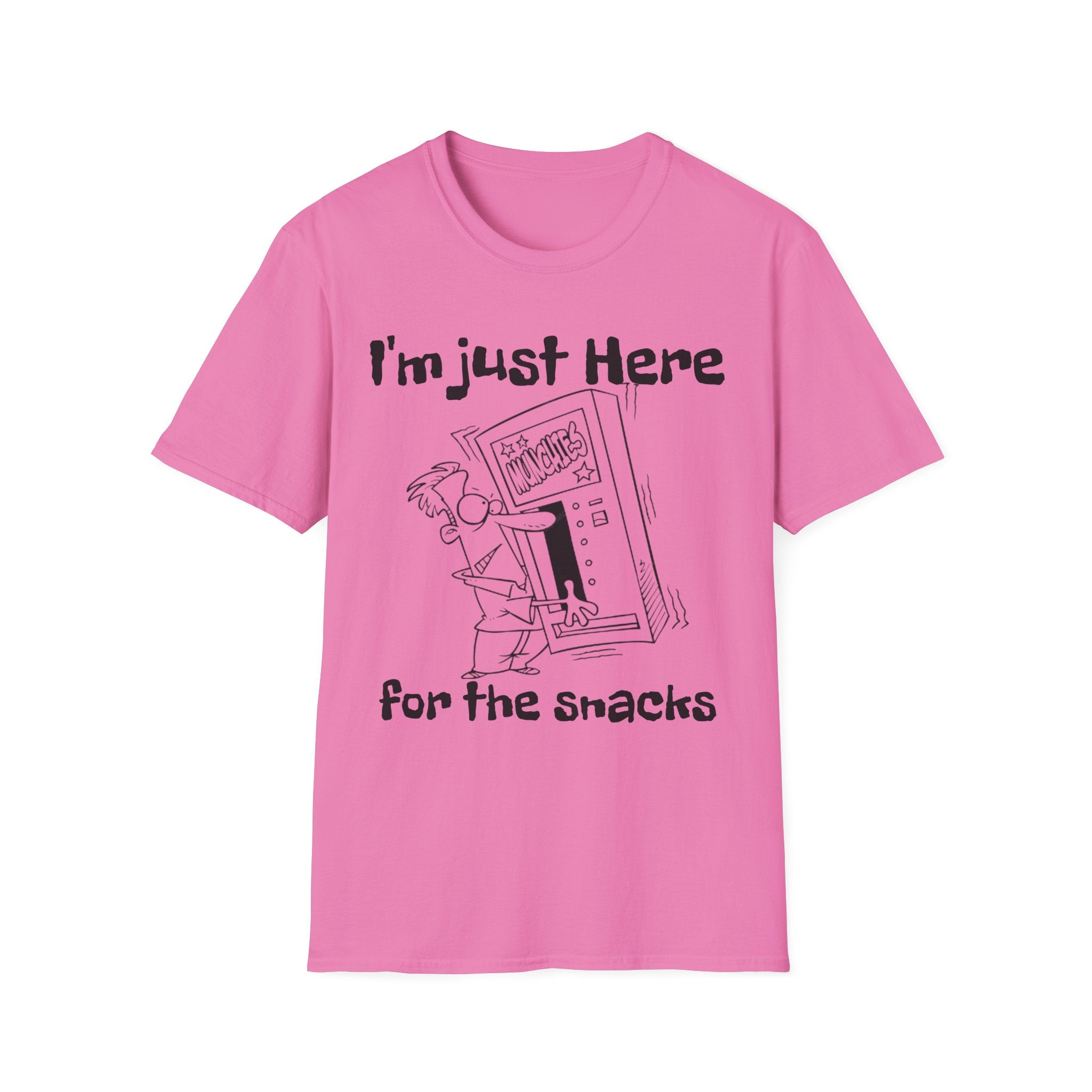I'm Just Here For The Snacks Unisex SoftstyleT-Shirt