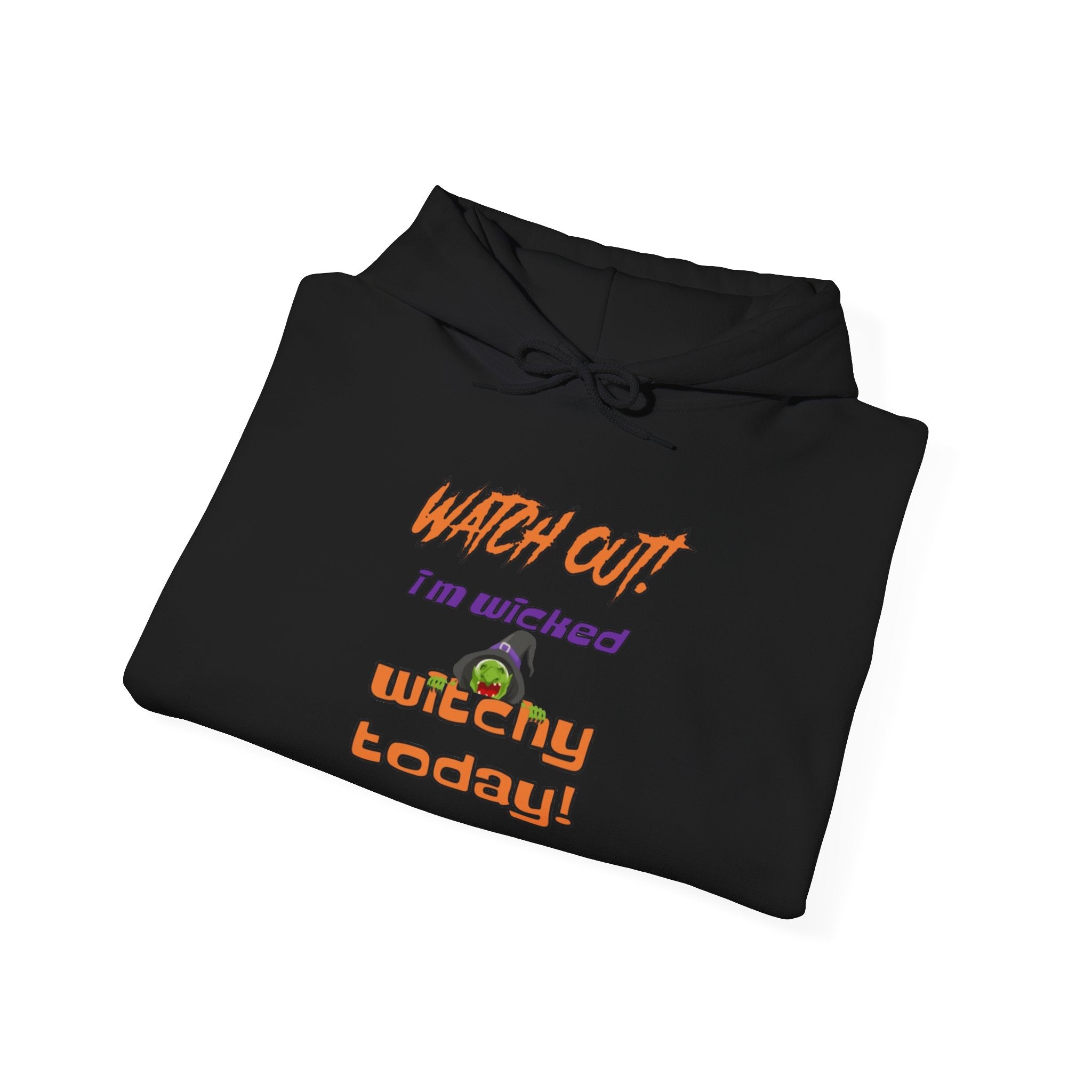 Watch Out I Am Wicked Witchy Today Unisex Heavy Blend Hooded Sweatshirt