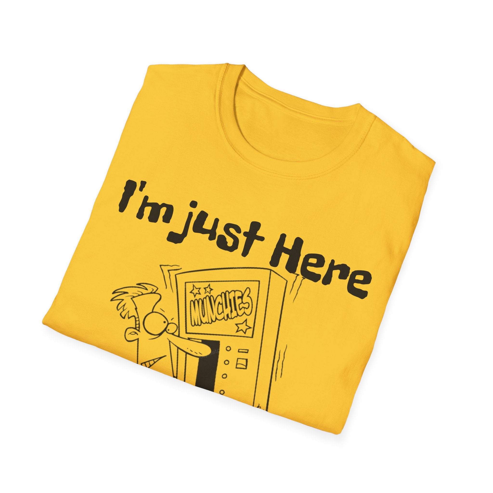 I'm Just Here For The Snacks Unisex SoftstyleT-Shirt