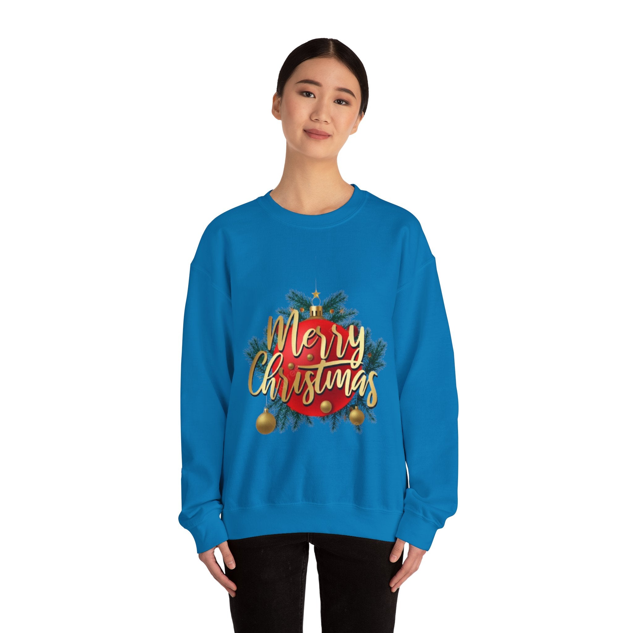 Merry Christmas Unisex Heavy Blend Crewneck Sweatshirt