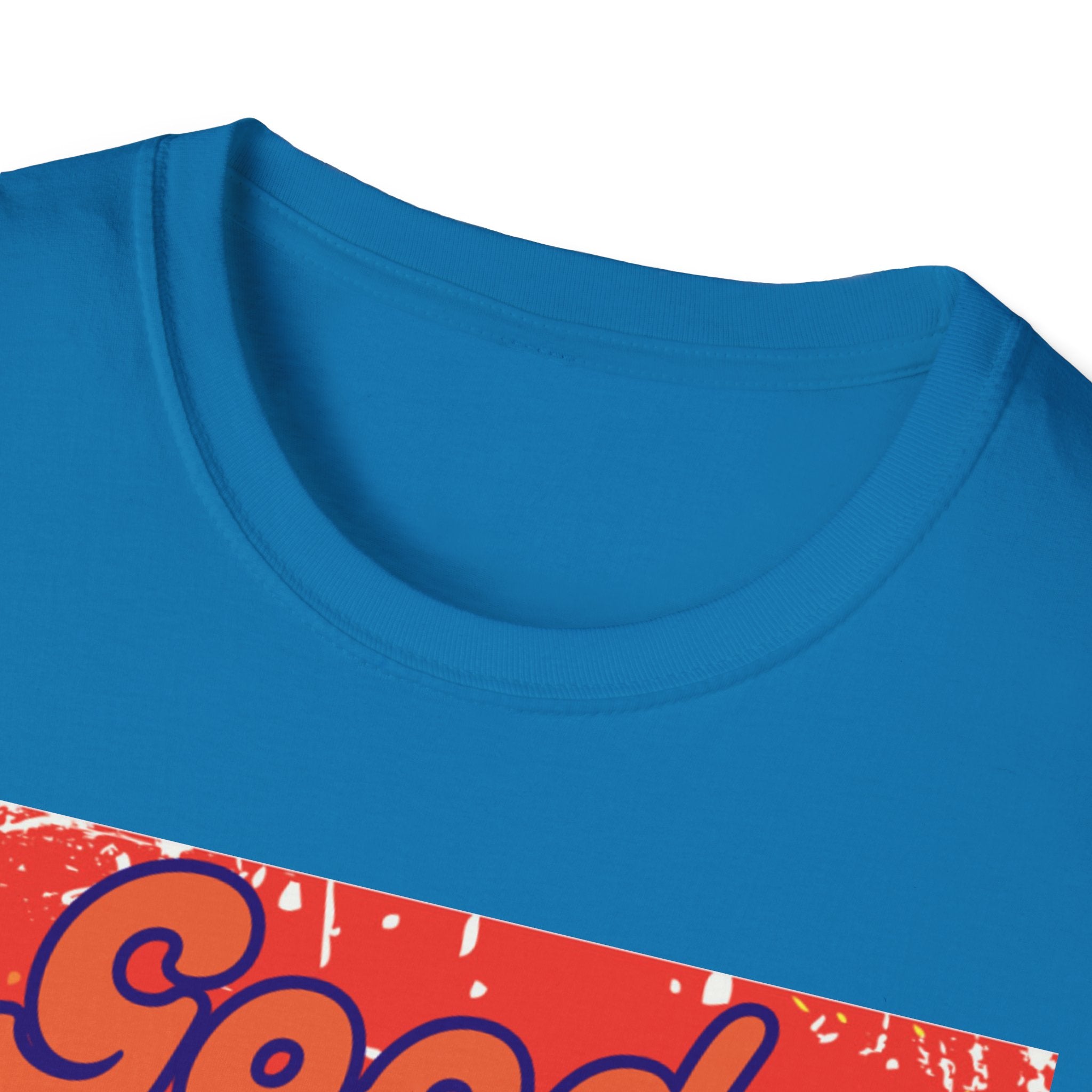Good Vibes Only Orange Unisex Softstyle T-Shirt