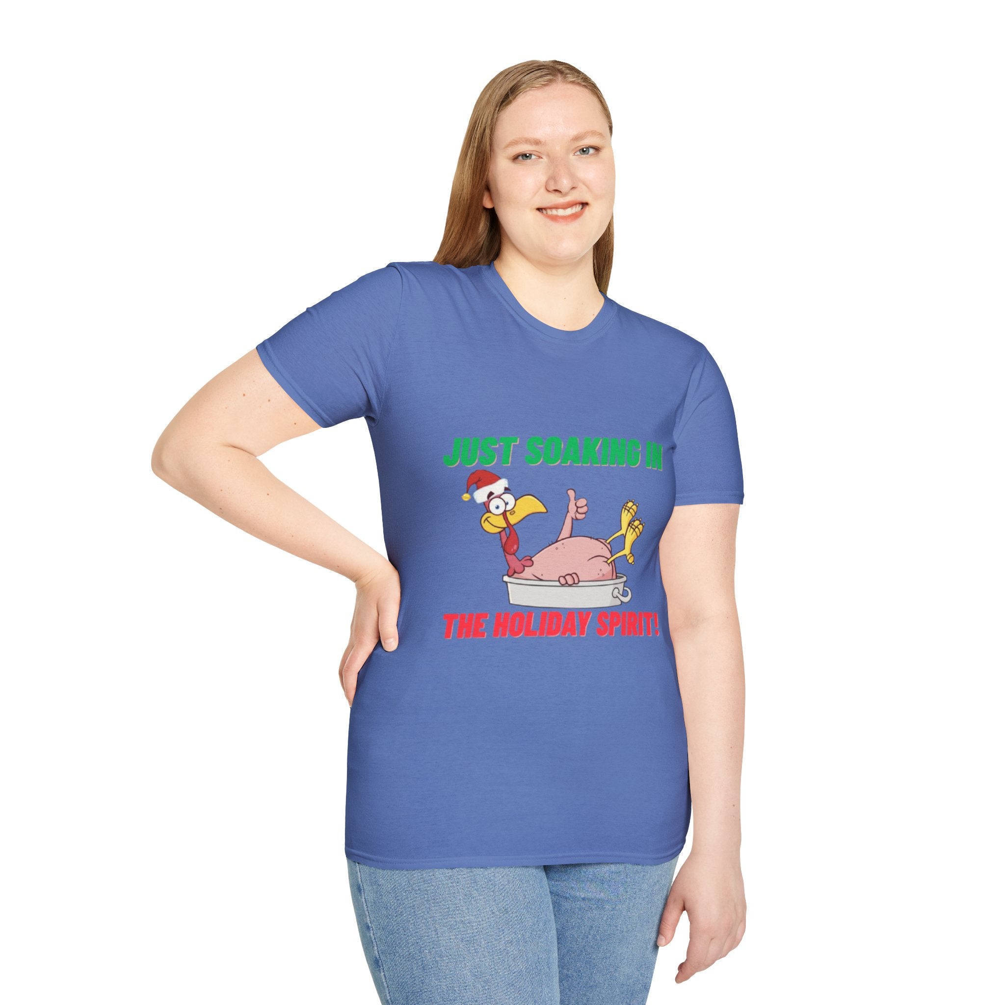 Just Soaking In The Holiday Spirit Unisex Softstyle T-Shirt