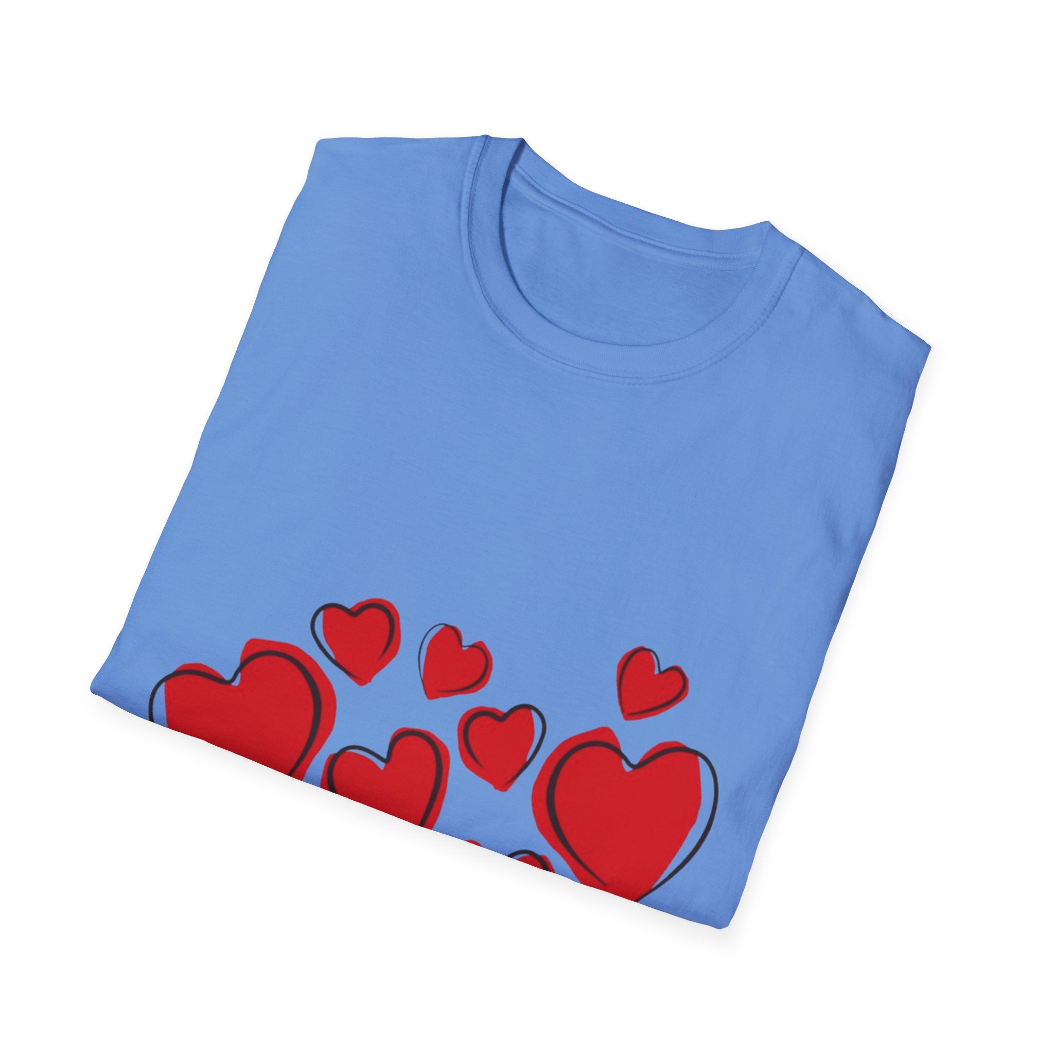 Valentine's Day Hearts Unisex Softstyle T-Shirt