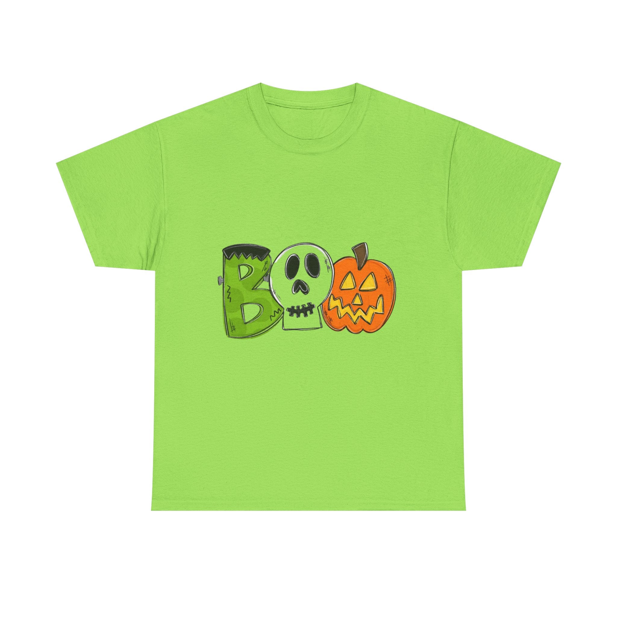 Halloween BOO Unisex Heavy Cotton T-Shirt