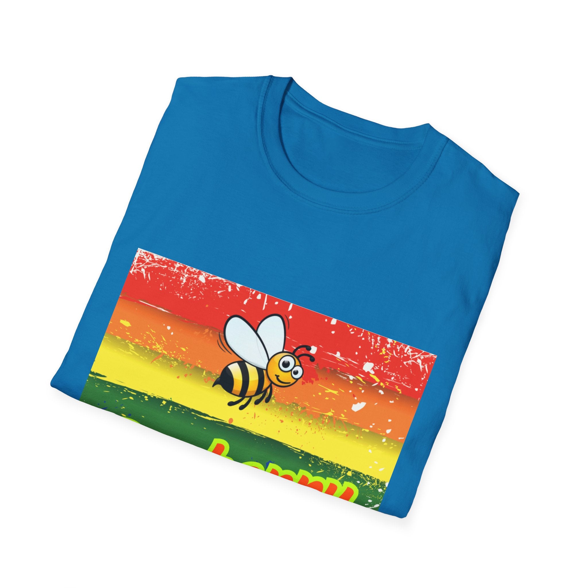 Bee Happy Unisex Softstyle T-Shirt