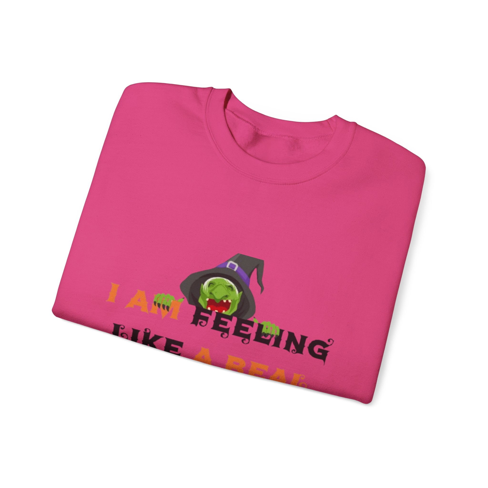 I Am Feeling Like A Real Witch Today Unisex Heavy Blend™ Crewneck Sweatshirt
