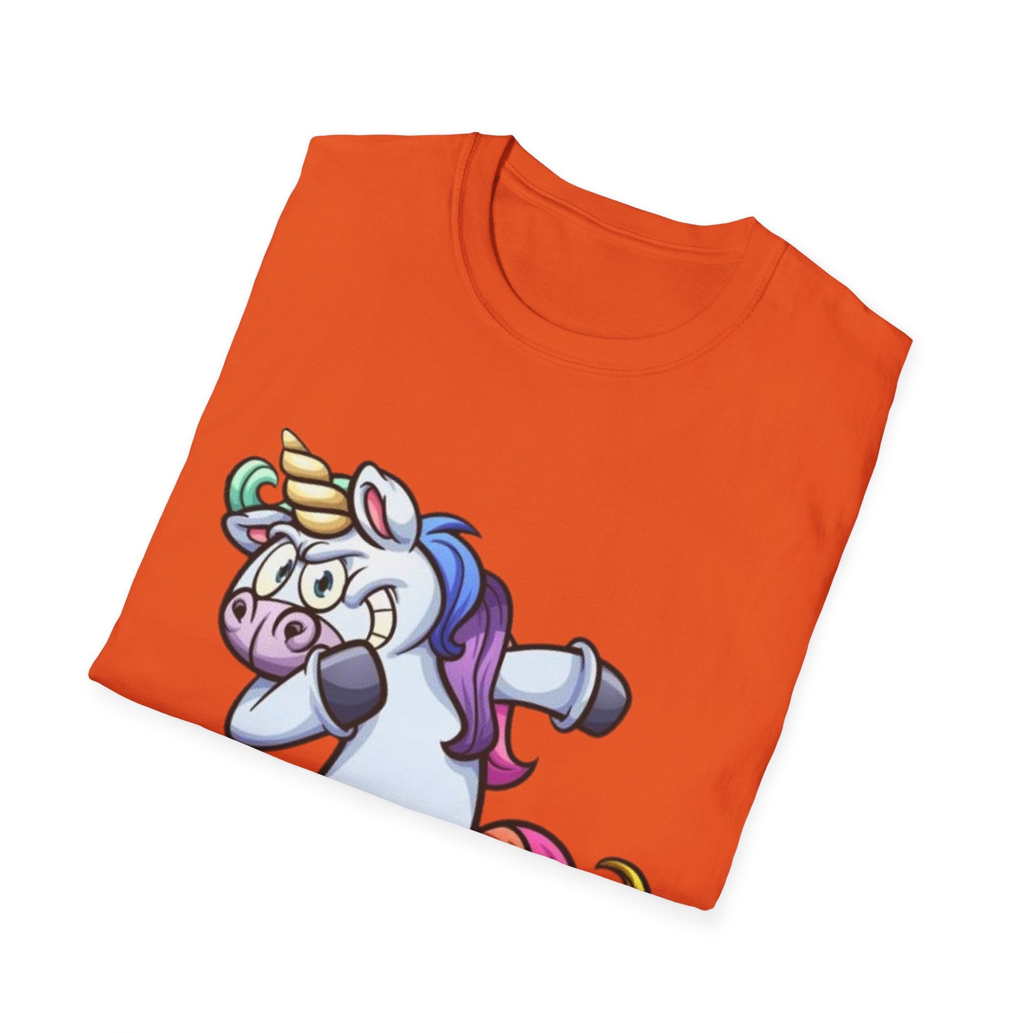 Dabbing Unicorn Unisex Softstyle T-shirt