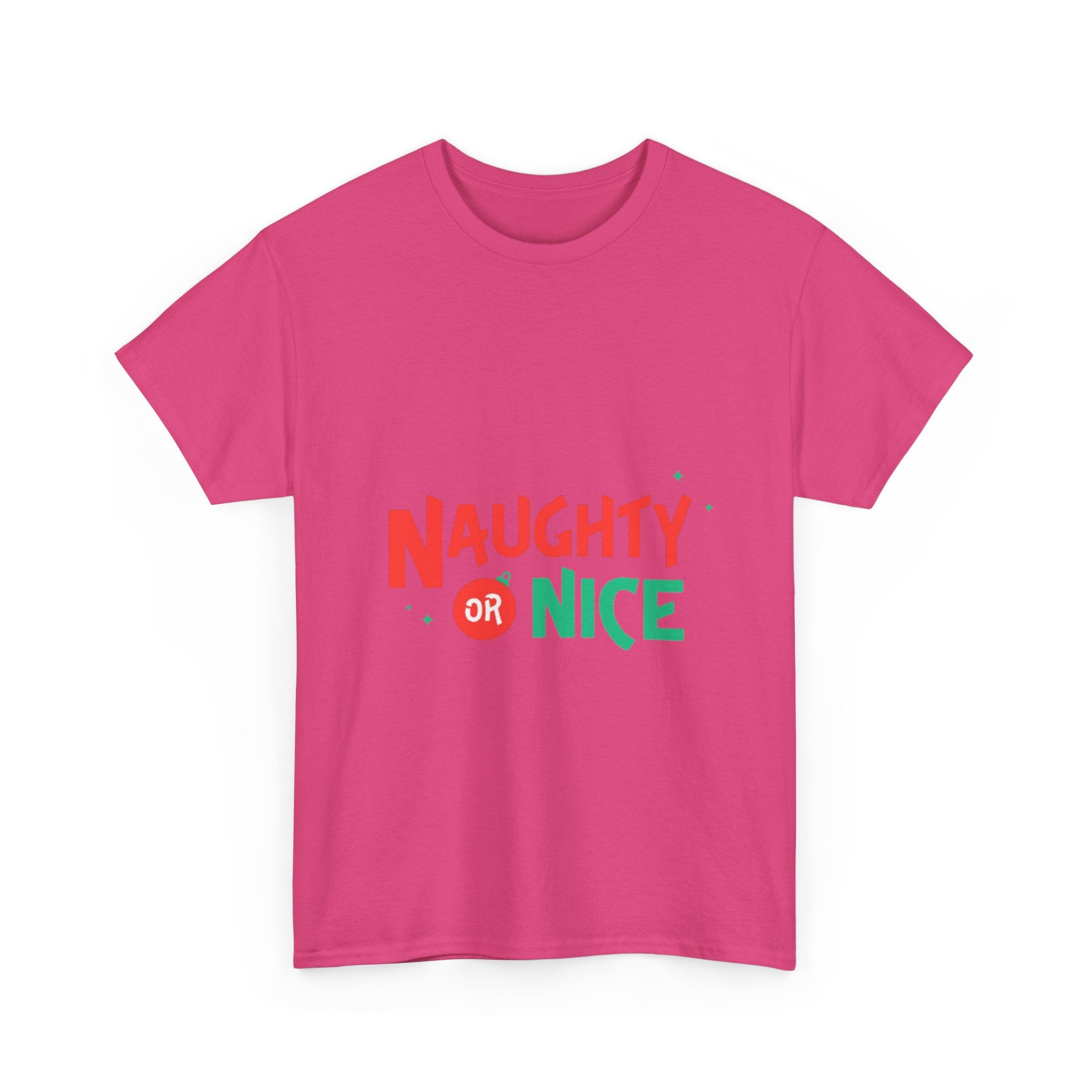 Naughty Or Nice Unisex Heavy Cotton T-Shirt