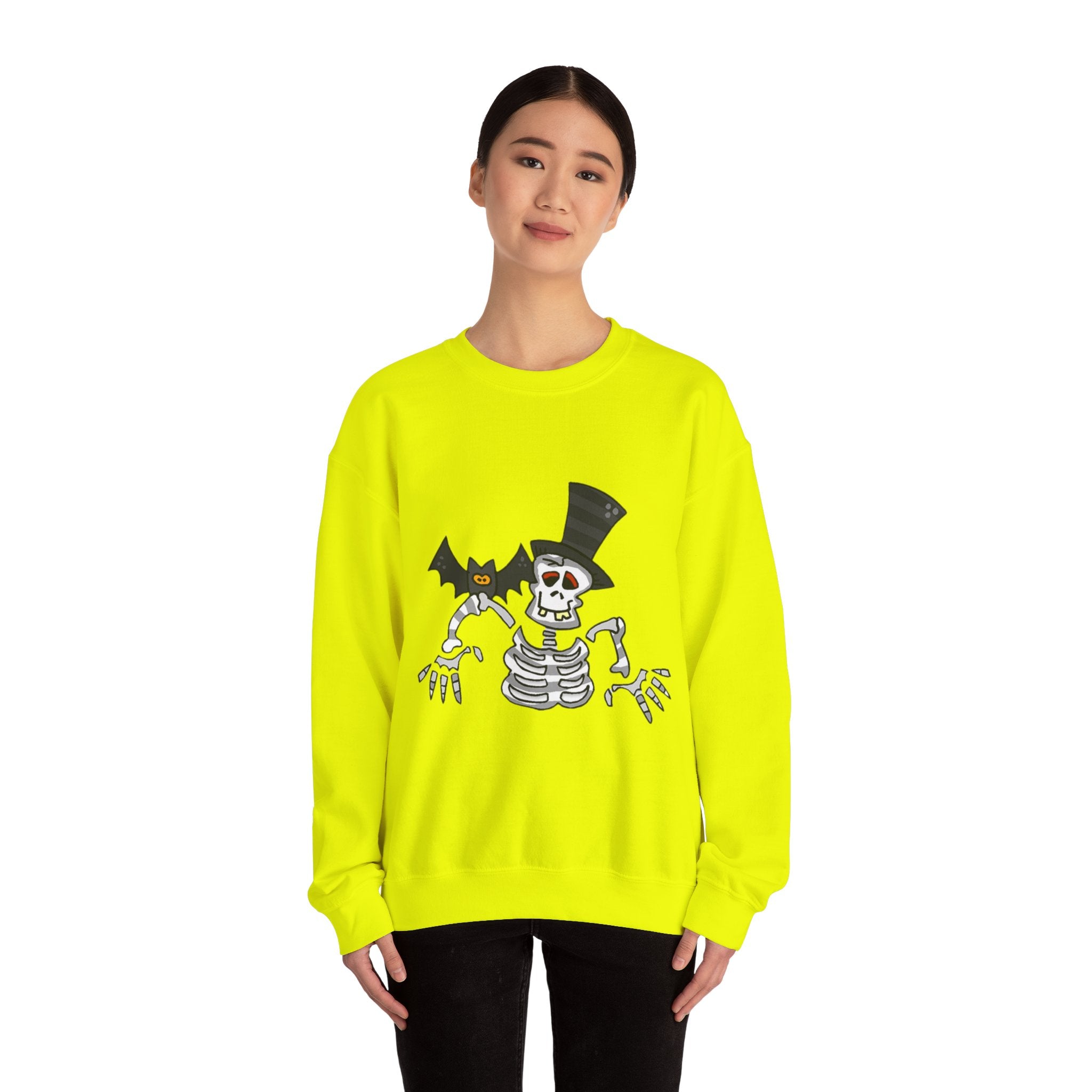 Halloween Skeleton Unisex Crewneck Sweatshirt