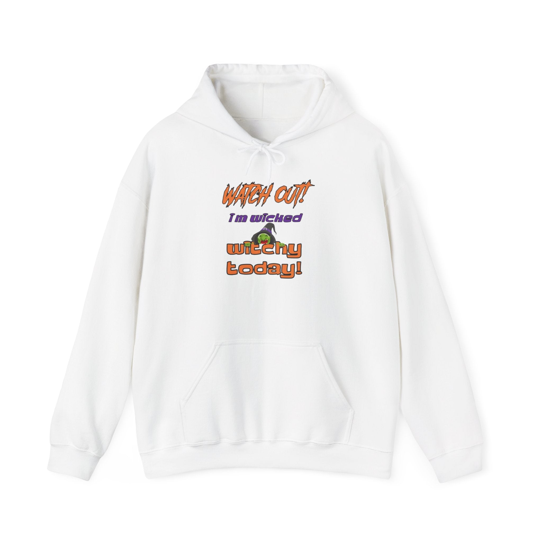 Watch Out I Am Wicked Witchy Today Unisex Heavy Blend Hooded Sweatshirt