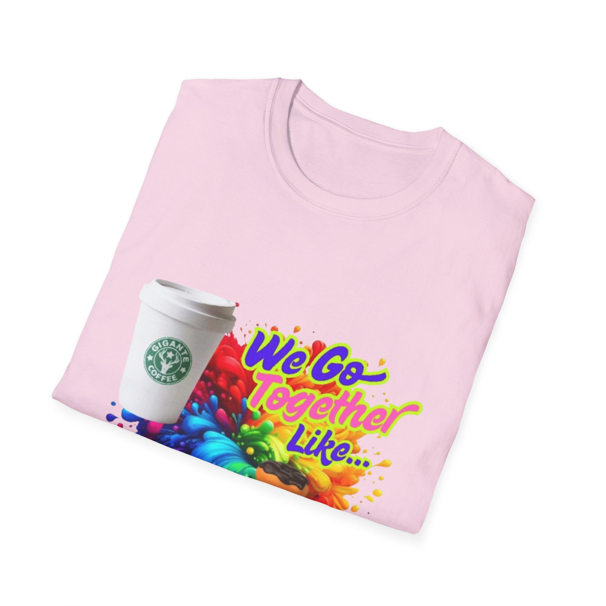 We Go Together Like Coffee & Donuts Unisex Softstyle T-Shirt